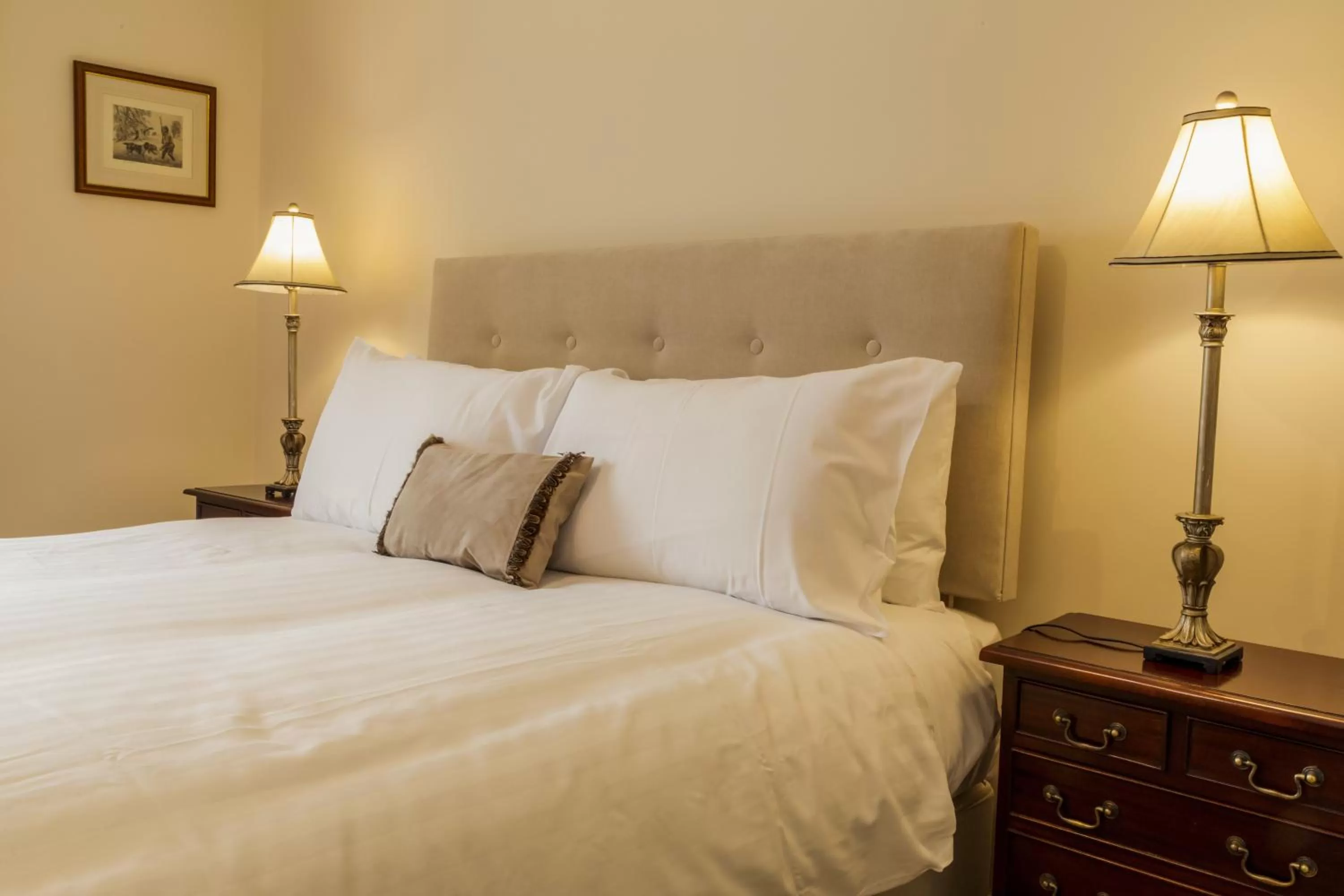 Bed in College Hill House