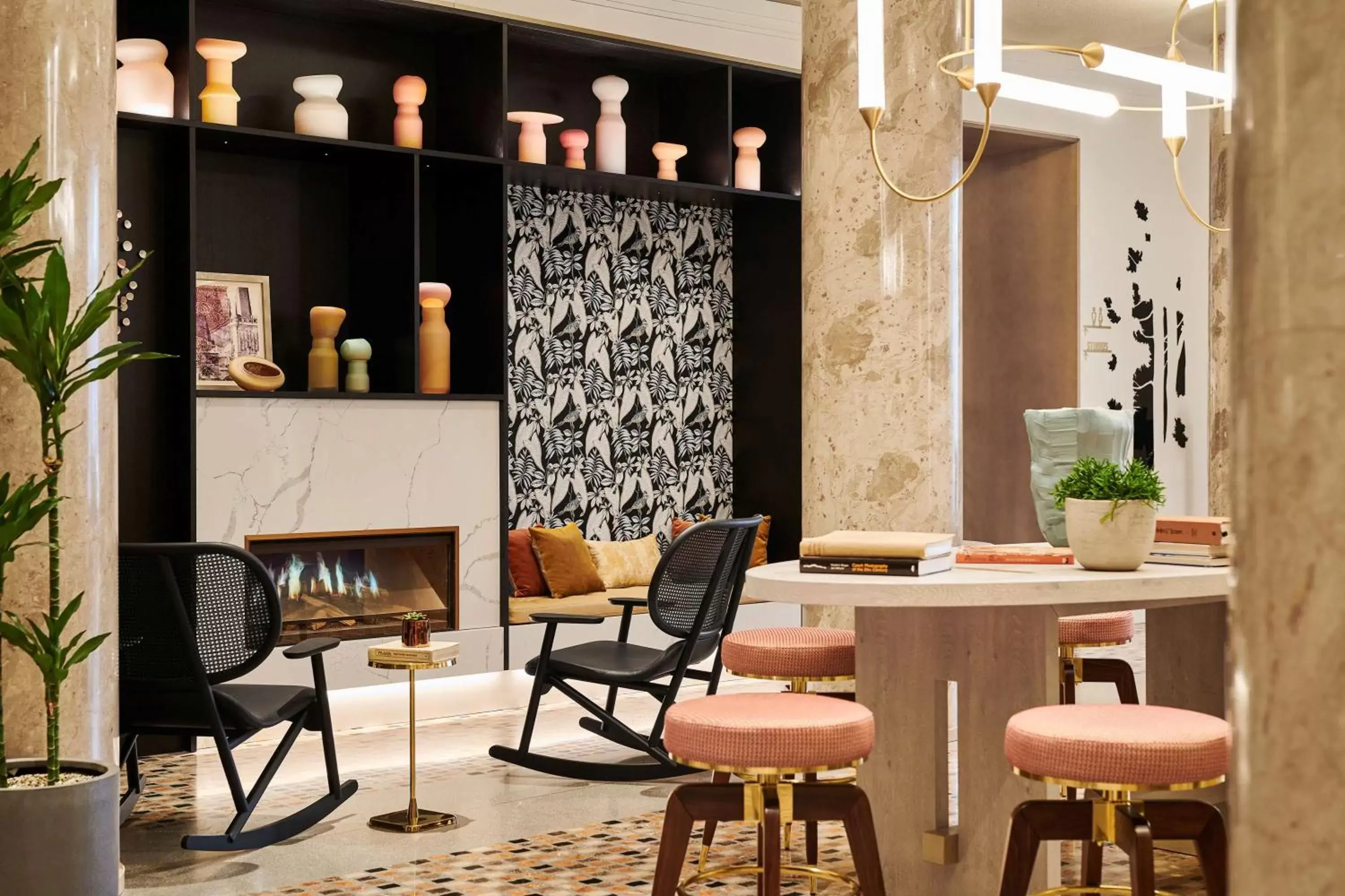 Lobby or reception in Andaz Prague, By Hyatt Lobby or reception in Andaz Prague, By Hyatt