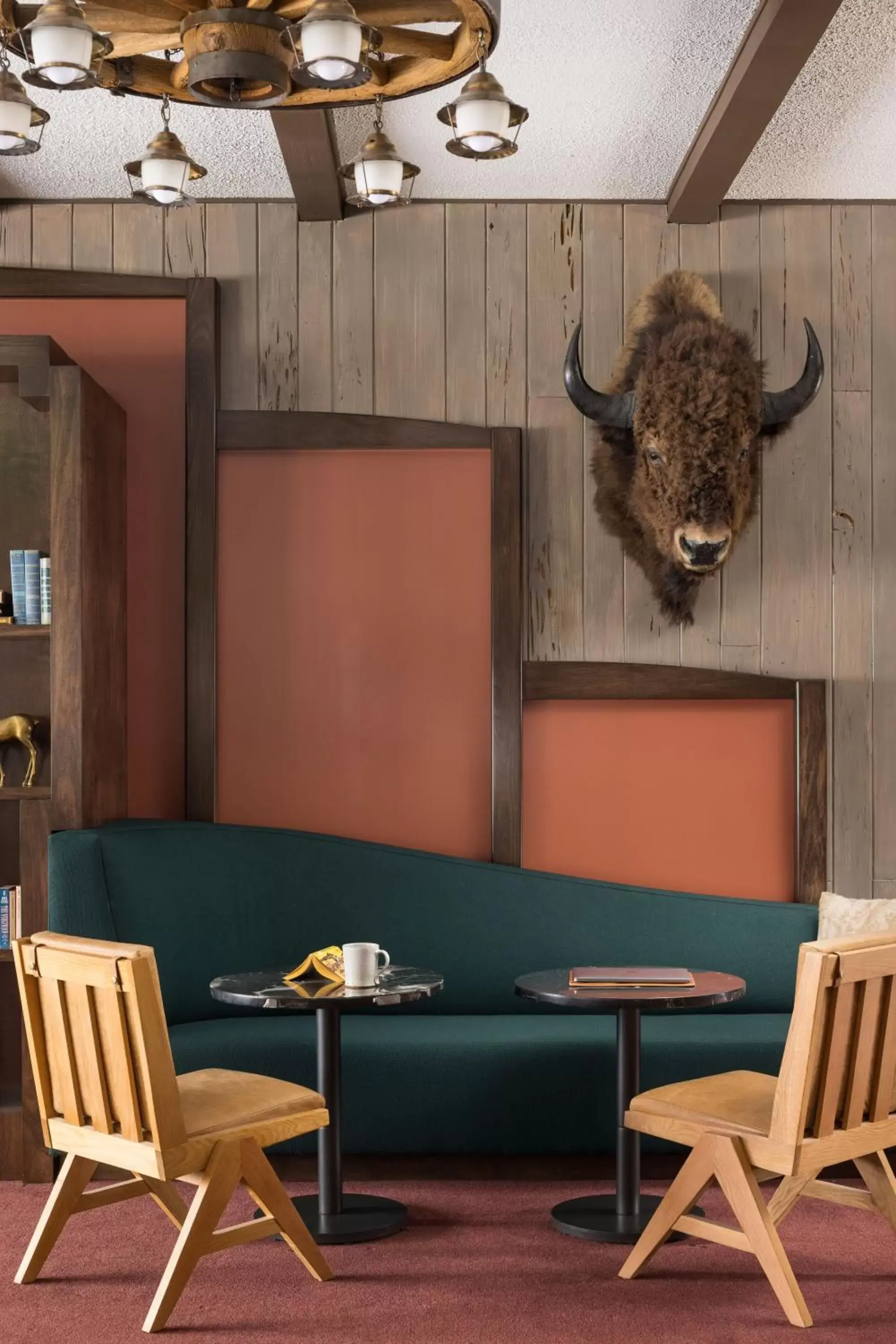 Lobby or reception in The Virginian Lodge Lobby or reception in The Virginian Lodge