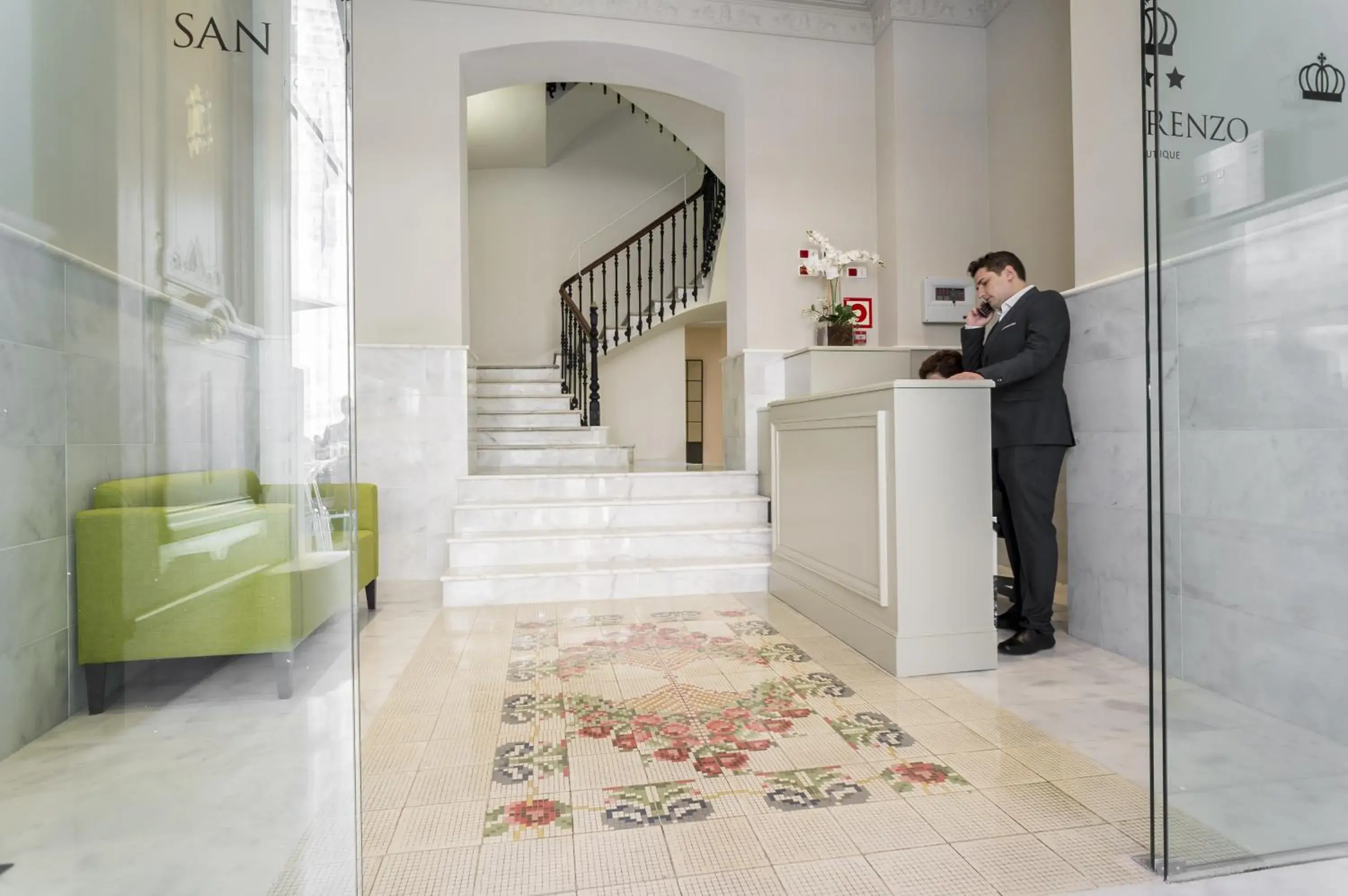 View (from property/room), Lobby/Reception in Hotel San Lorenzo Boutique