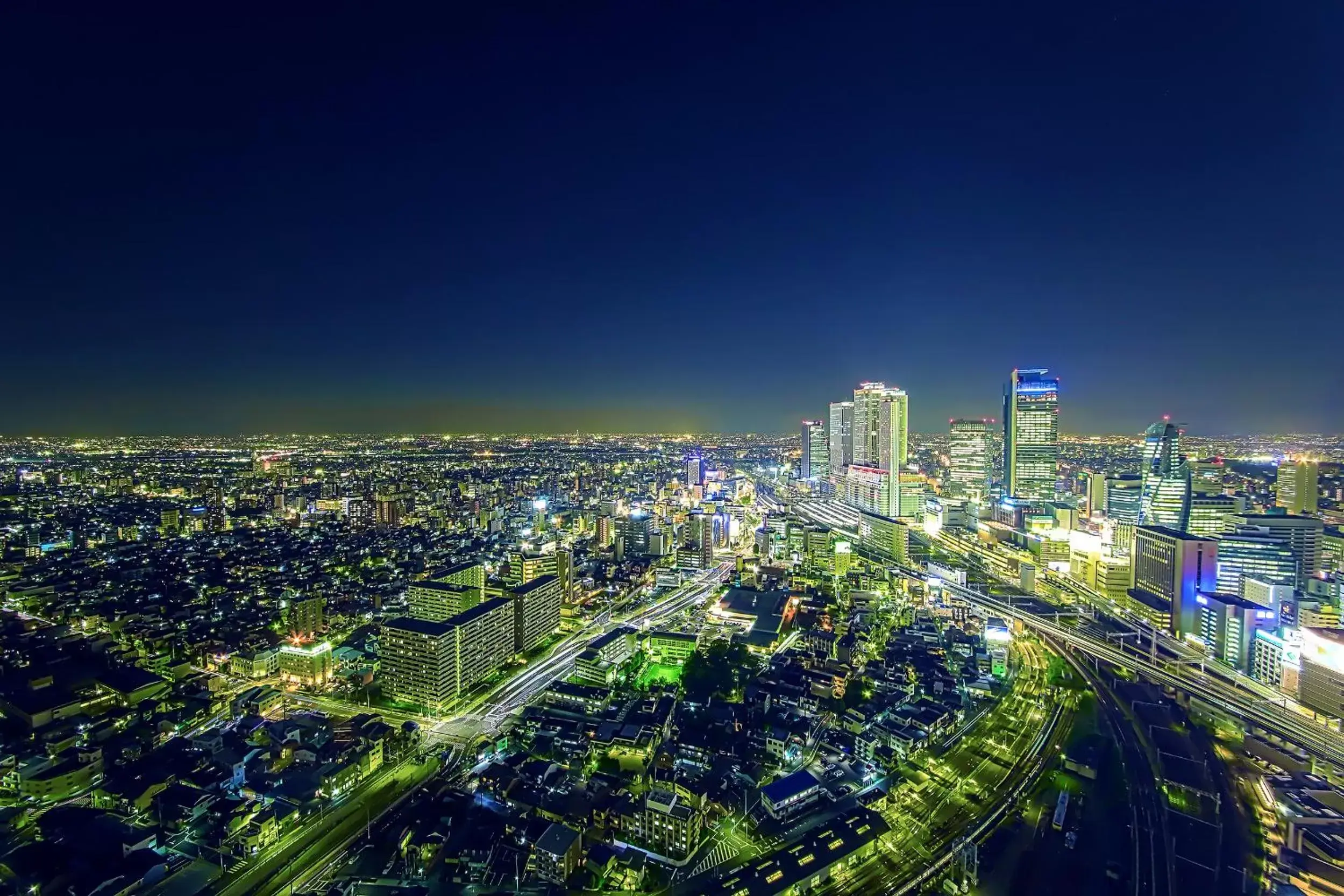 City view, Bird's-eye View in Nagoya Prince Hotel Sky Tower