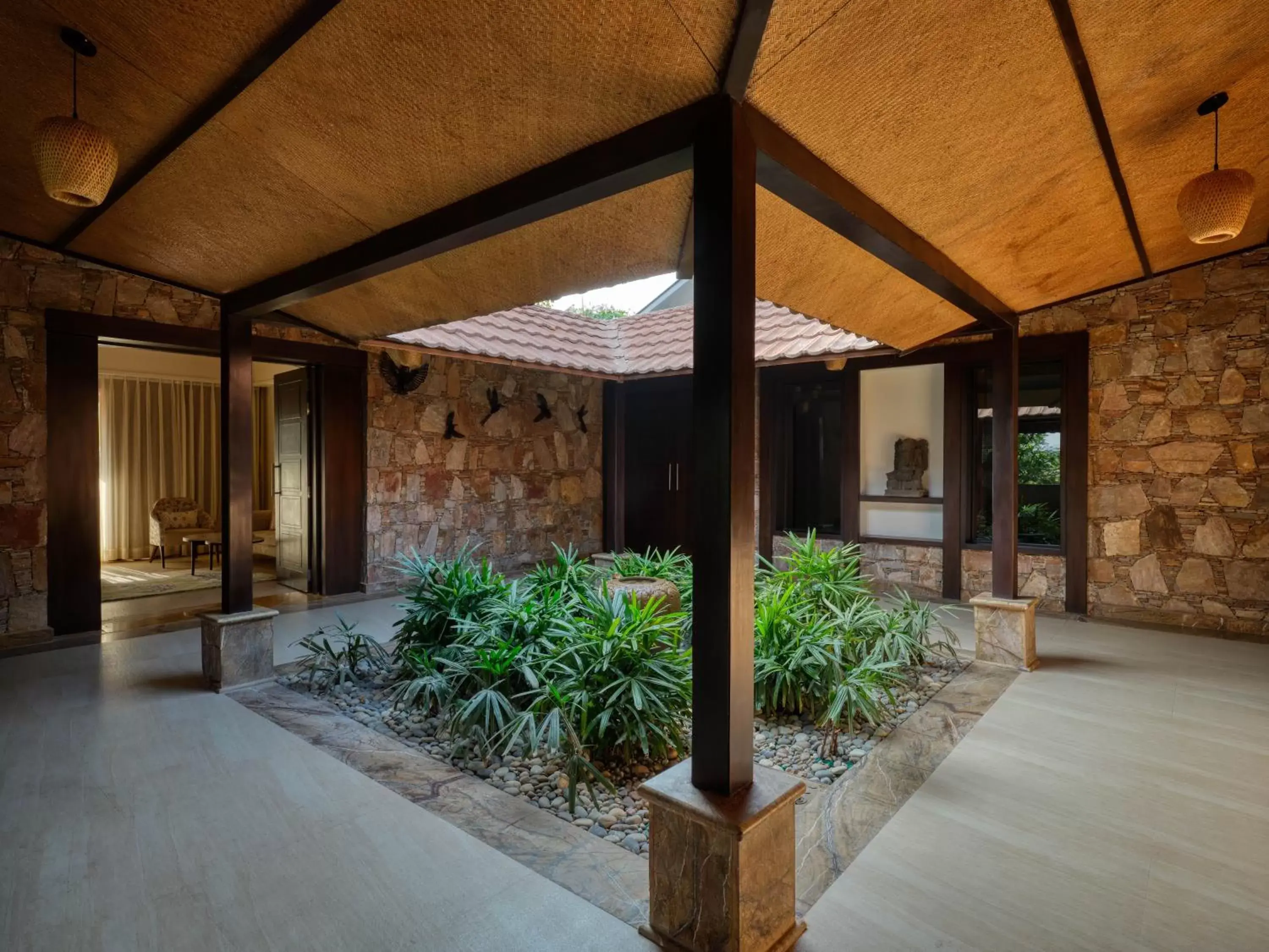 Patio in The Ananta Udaipur Resort & Spa