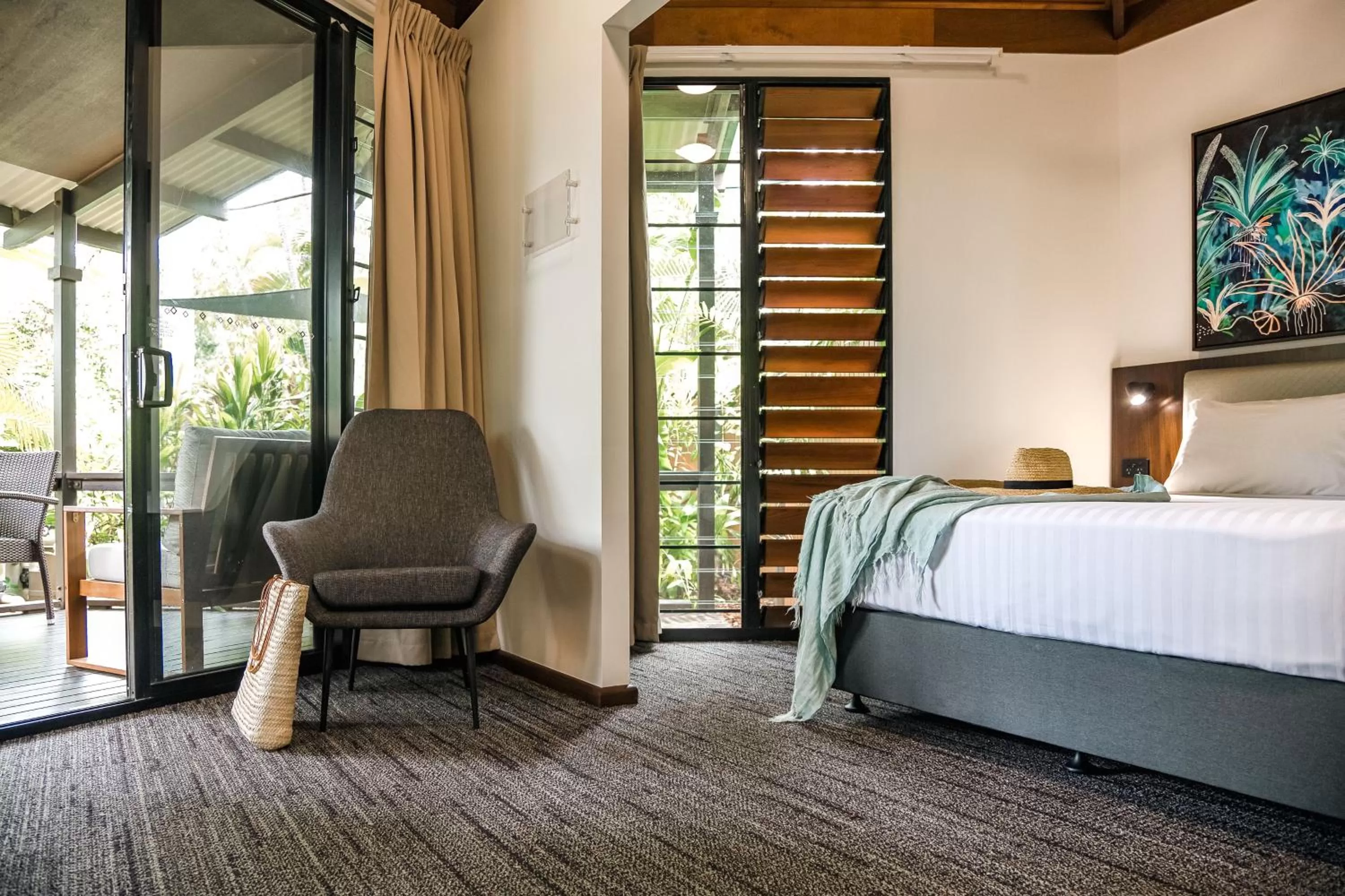 Bed in Palms City Resort