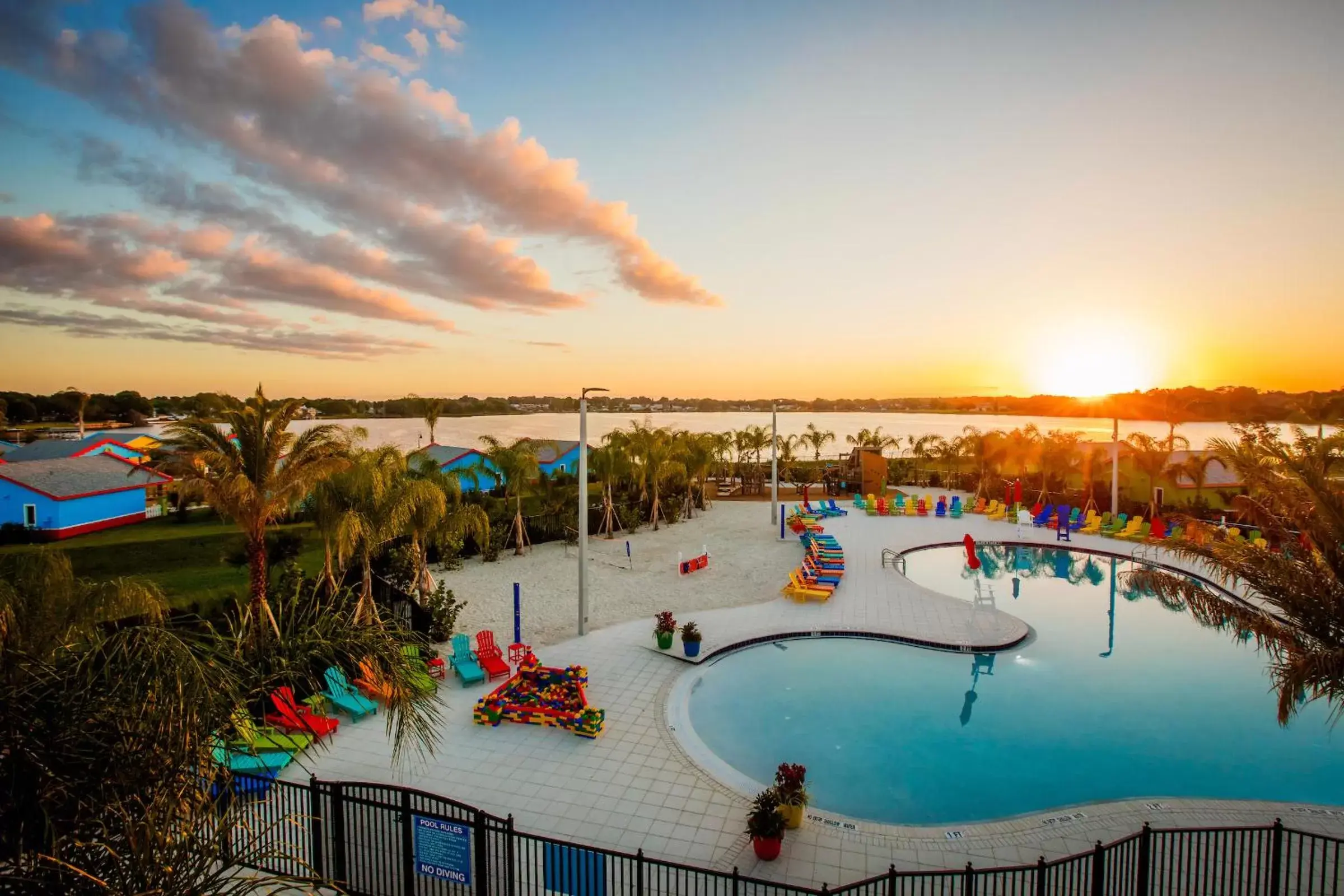 Children play ground, Pool View in LEGOLAND® Florida Resort