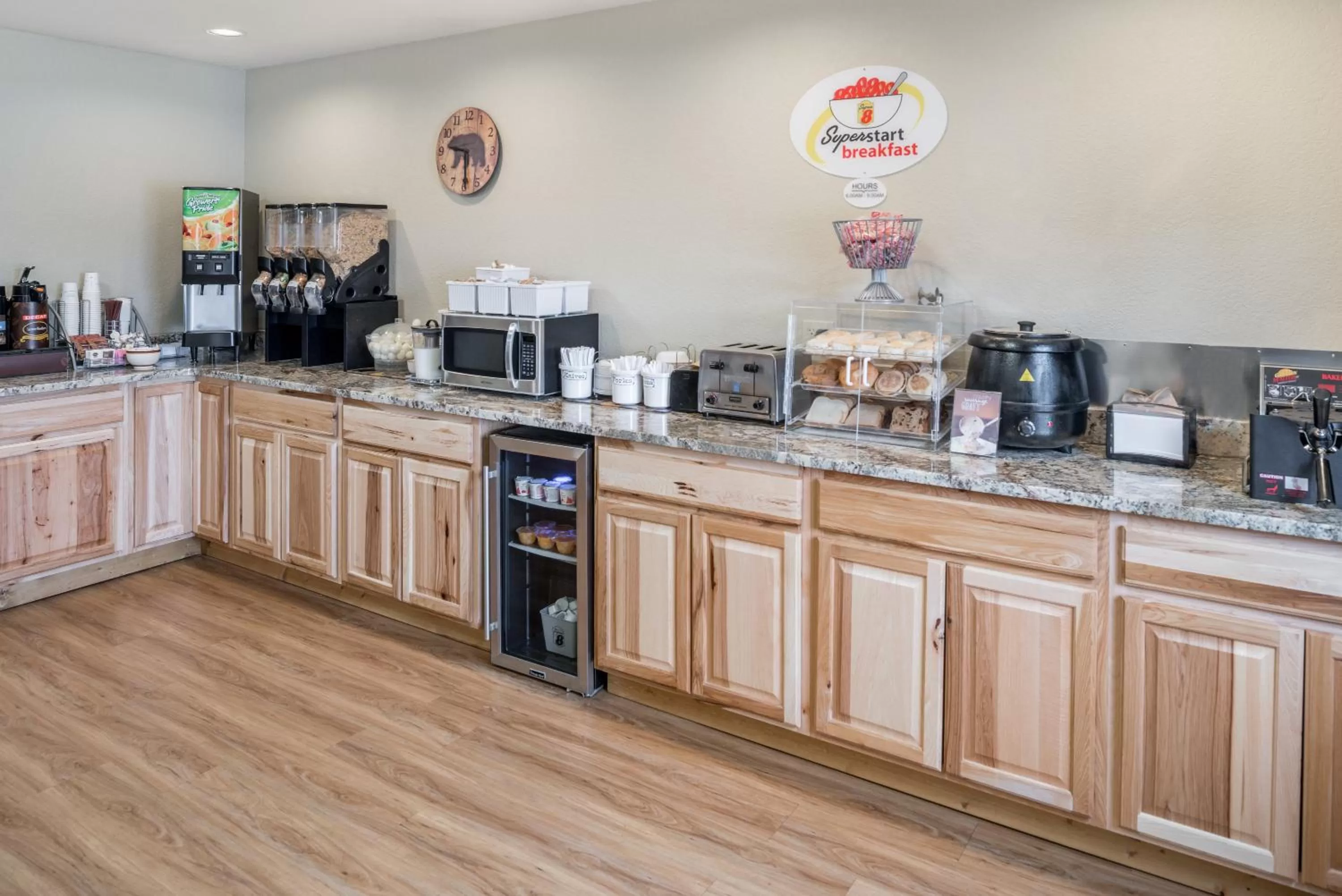 Breakfast in Super 8 by Wyndham Kalispell Glacier National Park