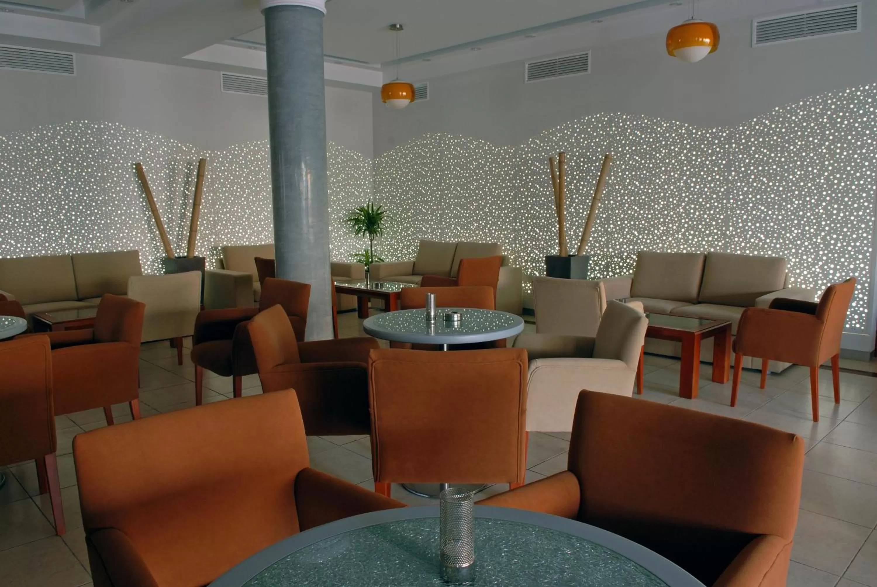 Lounge or bar in Pyramos Hotel