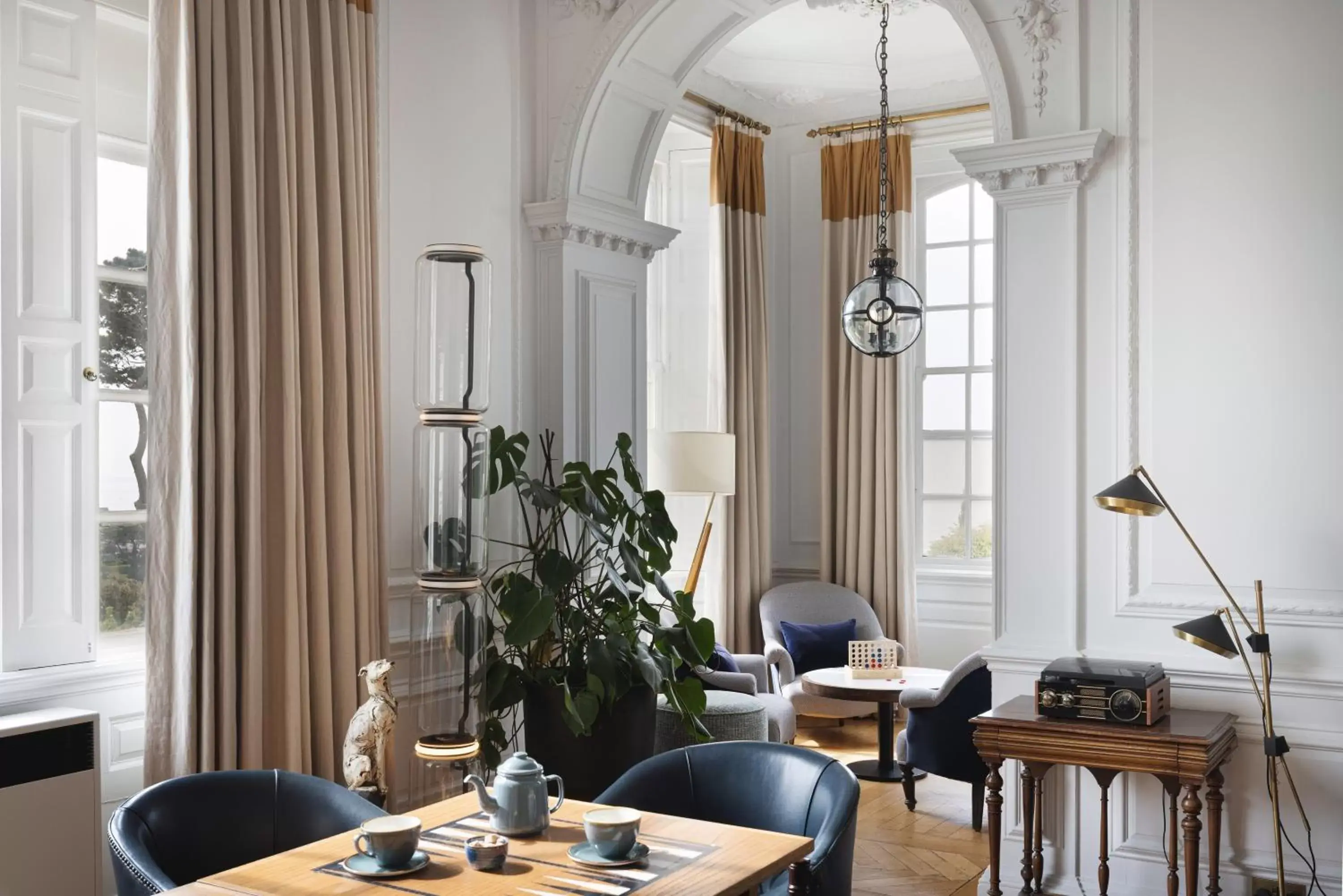 Lounge or bar in Fowey Hall Hotel Lounge or bar in Fowey Hall Hotel