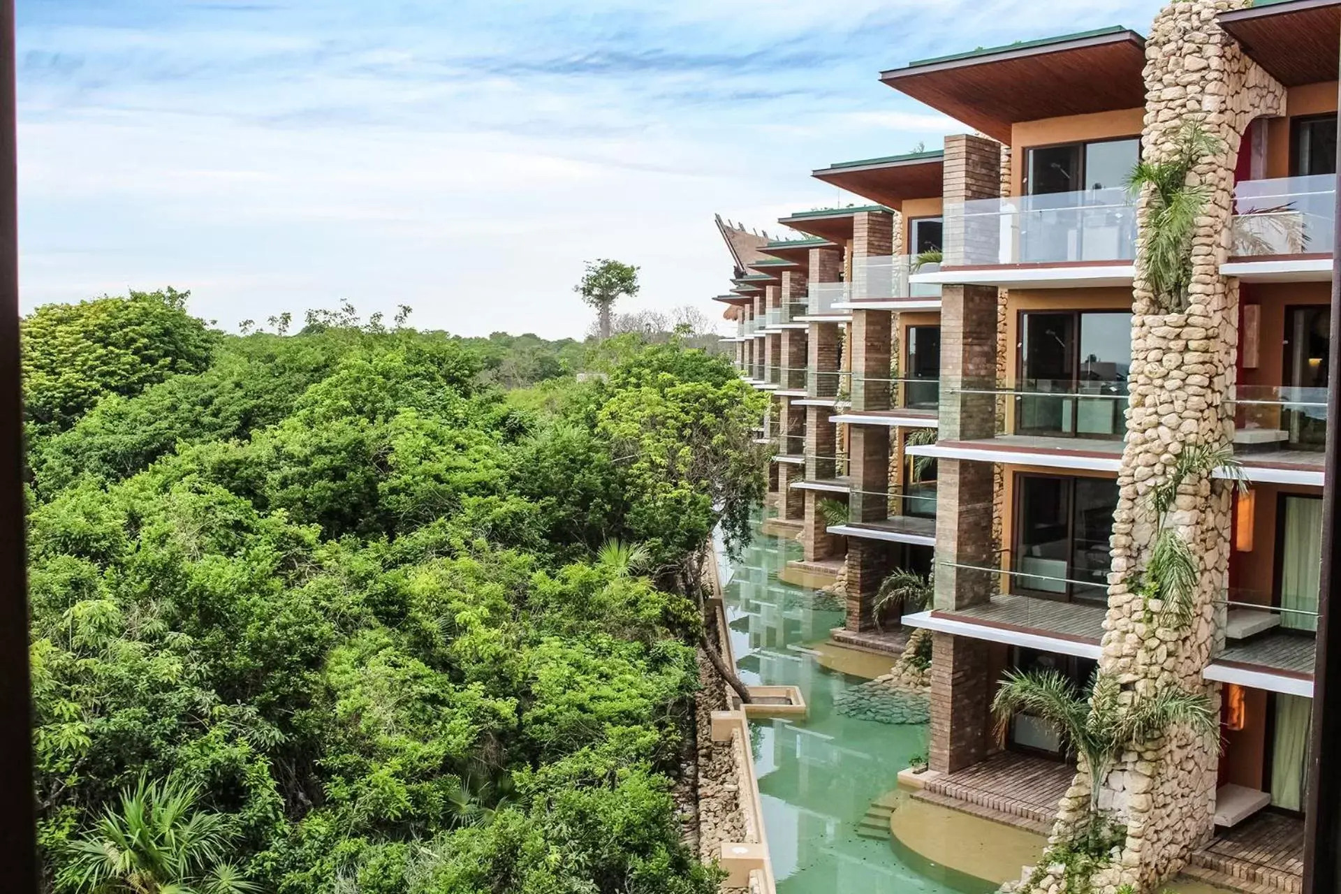 Property building in Hotel Xcaret Mexico All Parks All Fun Inclusive