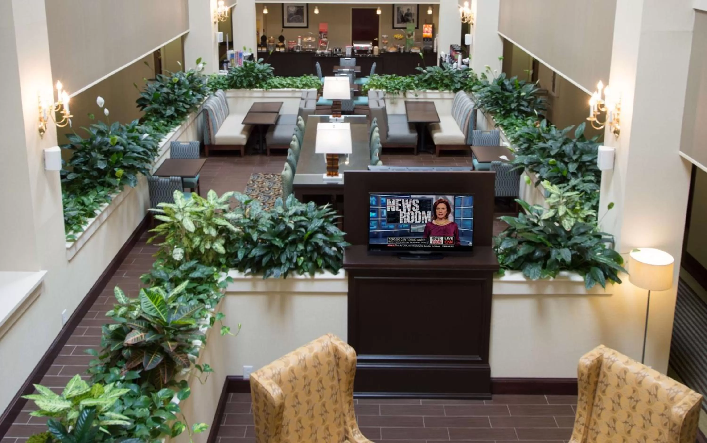 Lobby or reception in Hampton Inn Cornelia