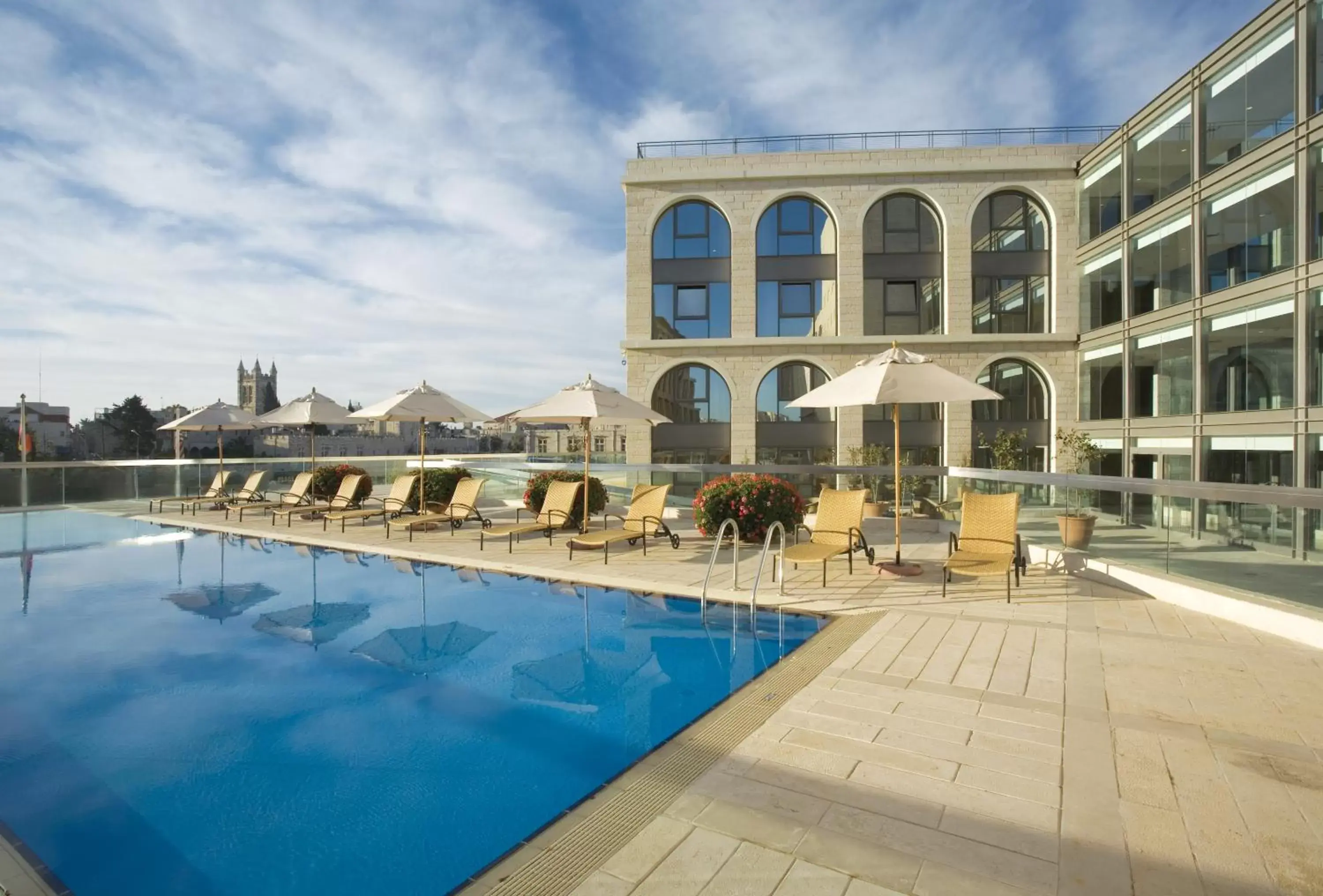 Swimming pool, Property Building in Grand Court Hotel