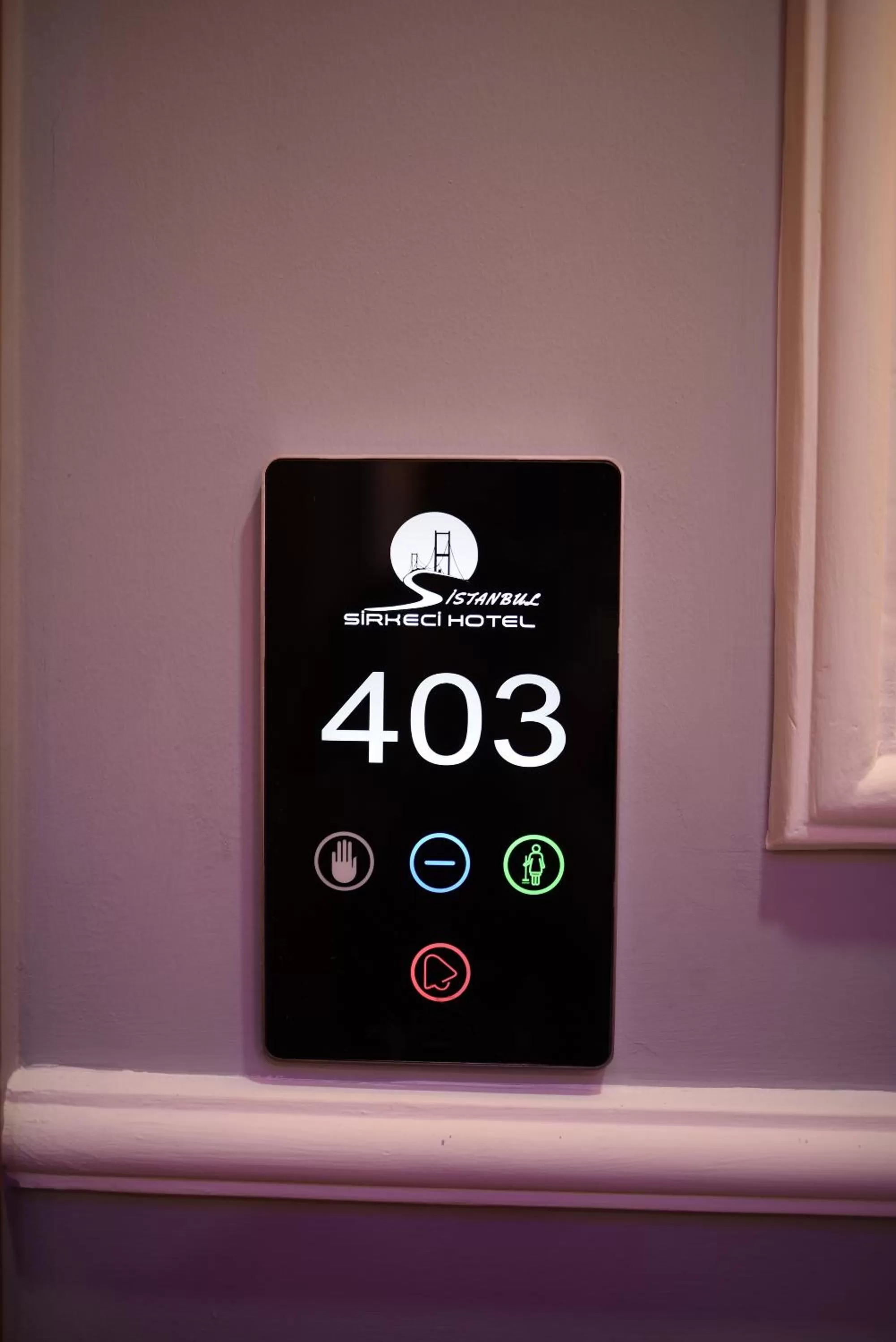 Decorative detail in Istanbul Sirkeci Hotel