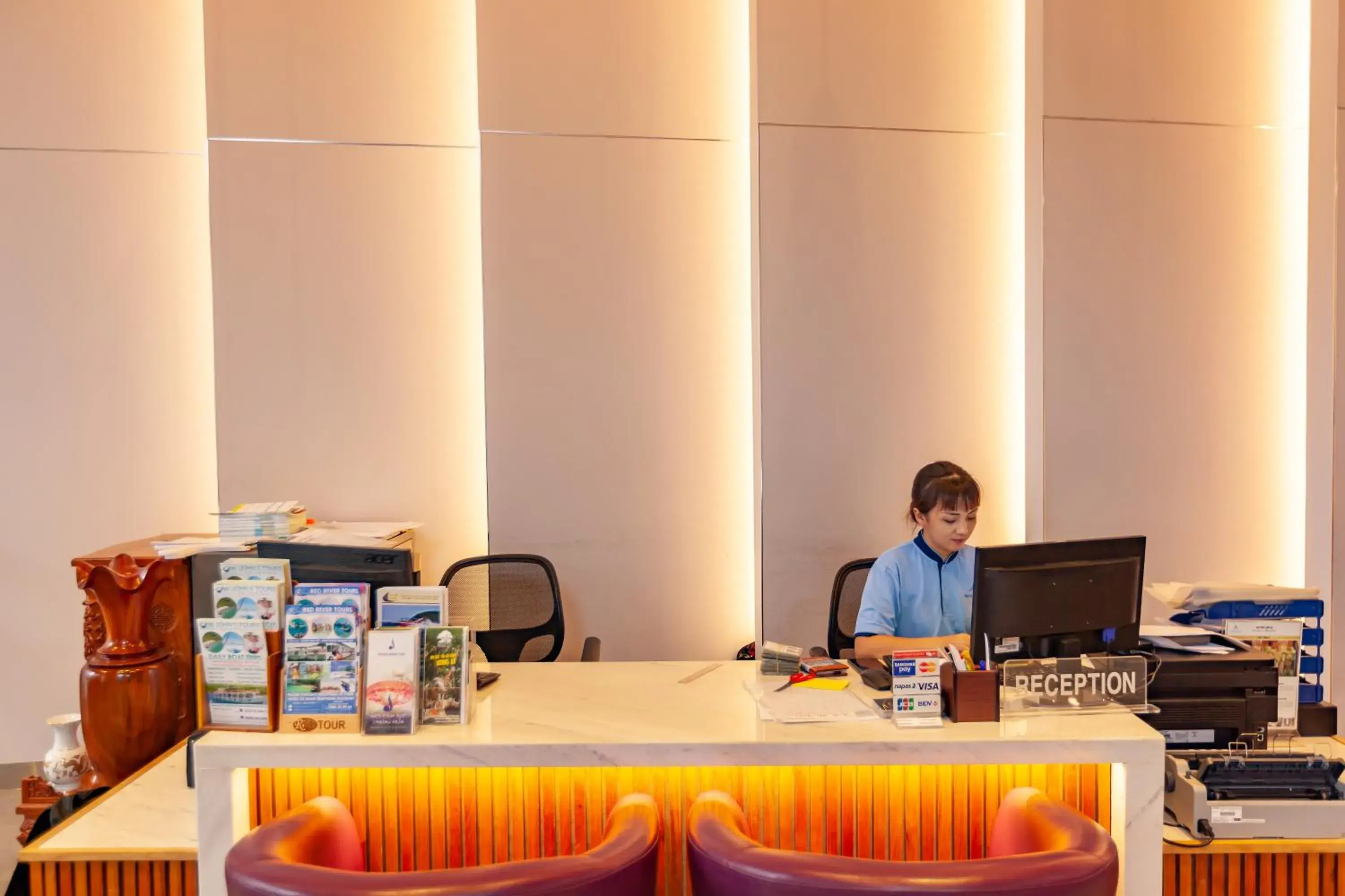 Lobby or reception in An Phu Hotel