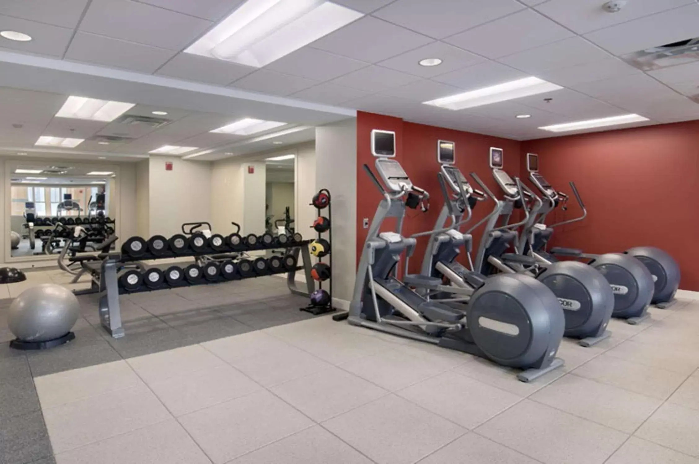 Fitness centre/facilities, Fitness Center/Facilities in DoubleTree Suites by Hilton Hotel Detroit Downtown - Fort Shelby