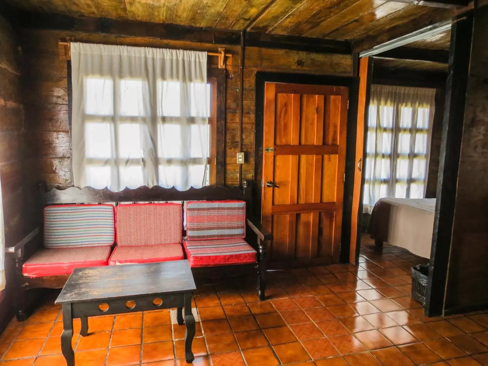 Seating Area in Cabañas Yunuén by Rotamundos