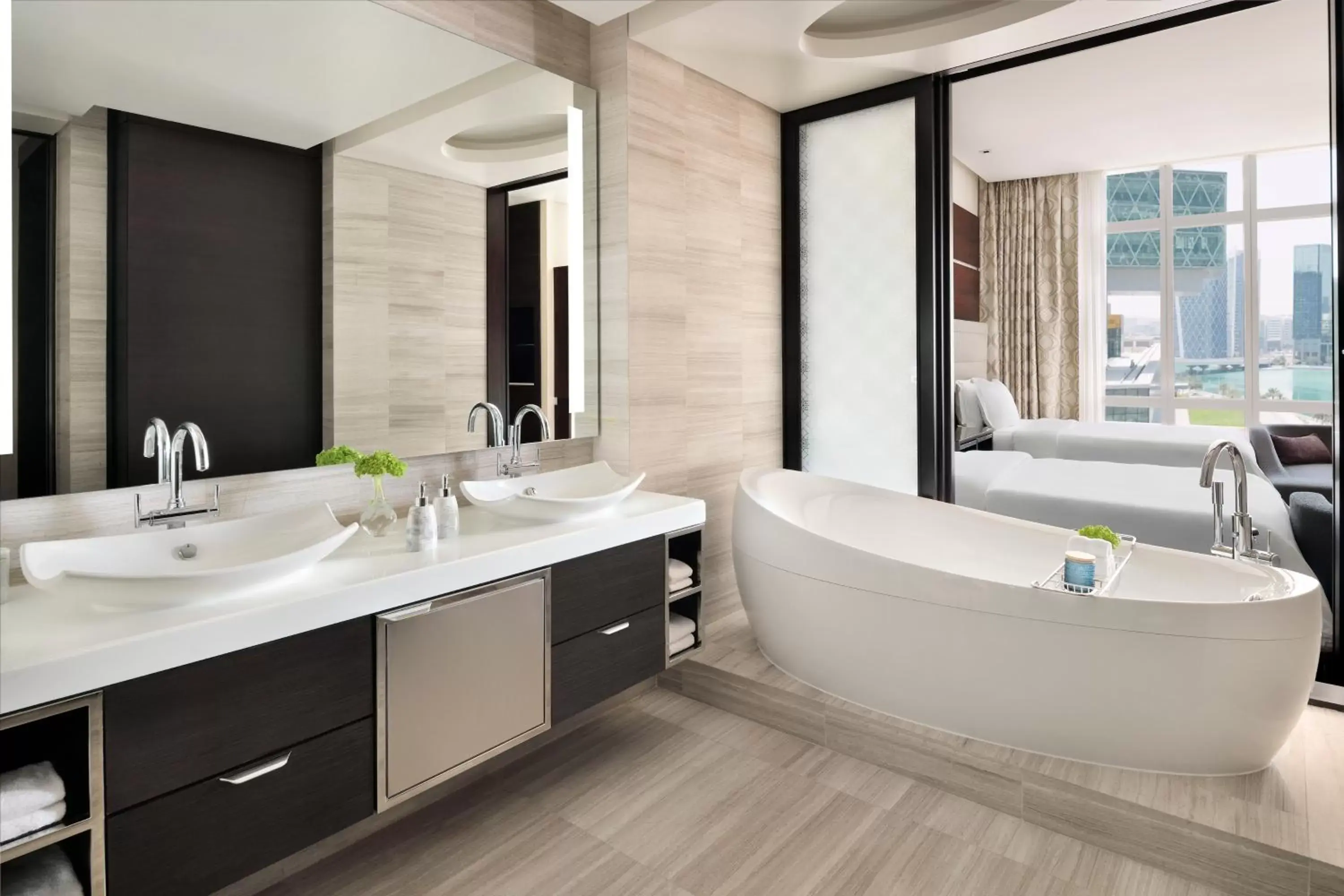 Bathroom in Rosewood Abu Dhabi