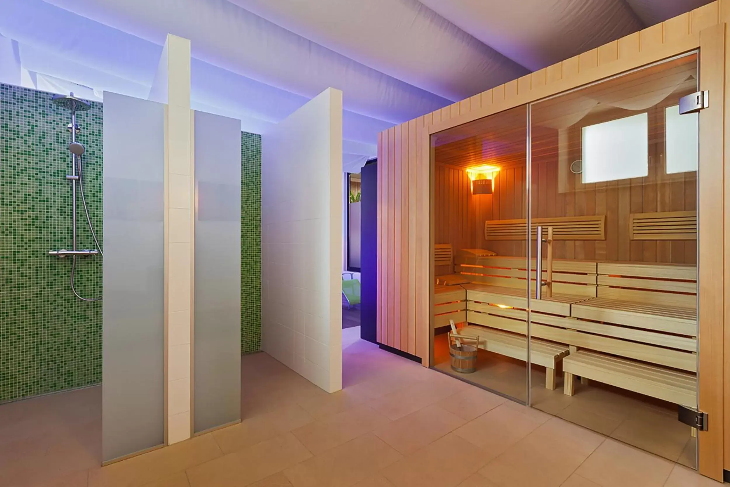 Sauna, Bathroom in At the Park Hotel