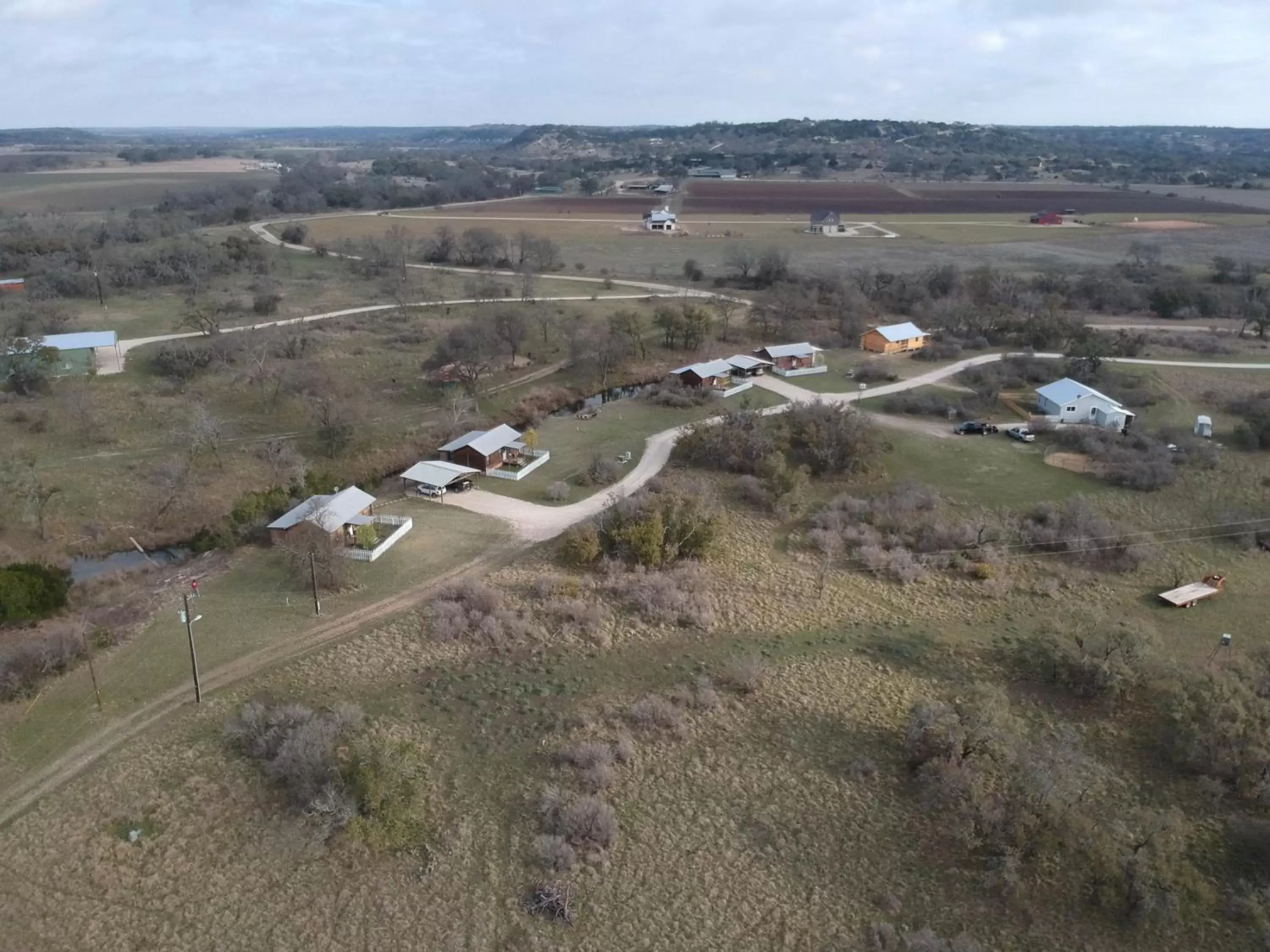 Landmark view, Bird's-eye View in City on a Hill at Spring Creek