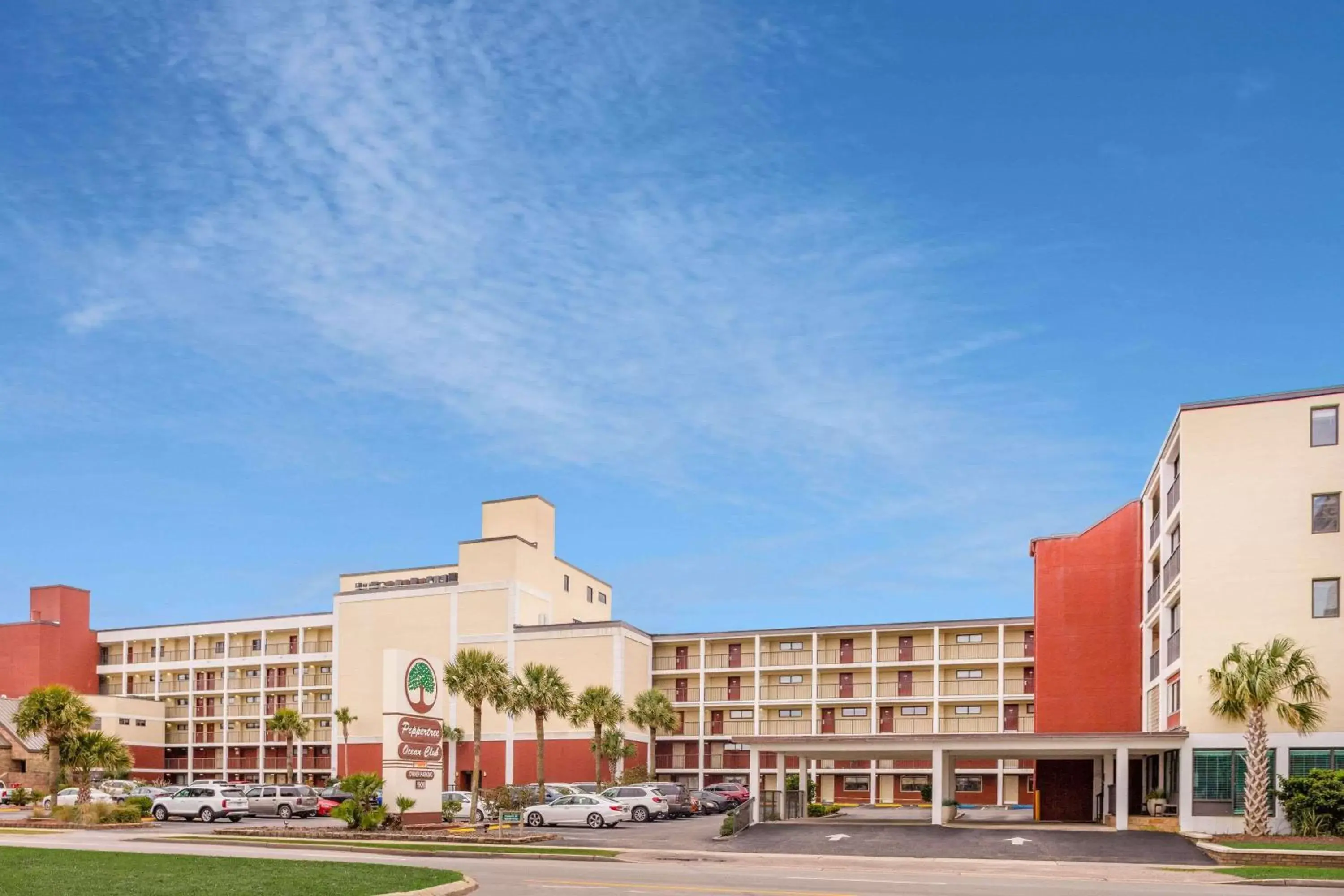 Property building in Ocean Club Resort Myrtle Beach a Ramada by Wyndham Property building in Ocean Club Resort Myrtle Beach a Ramada by Wyndham