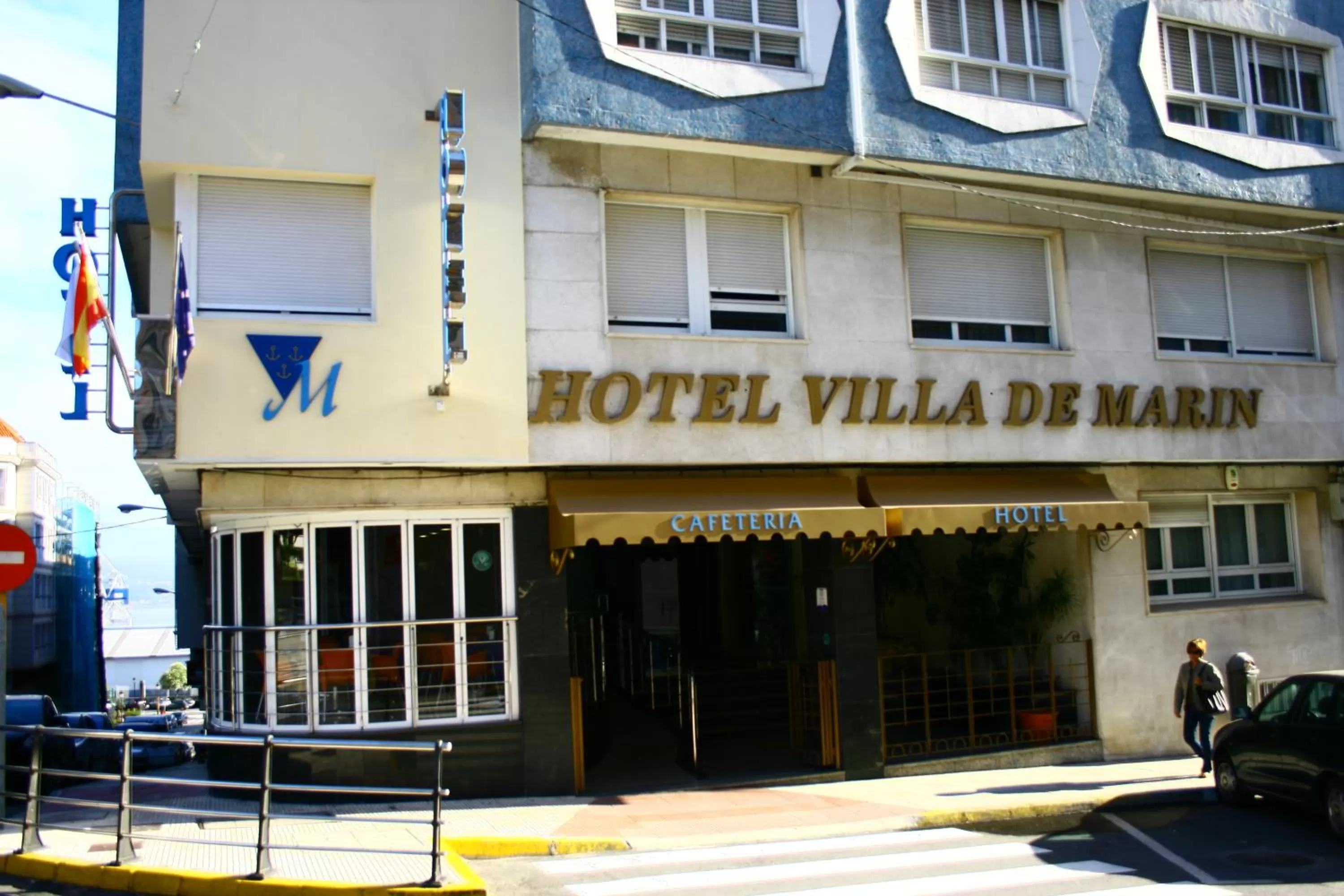 Facade/entrance in Hotel Villa de Marin