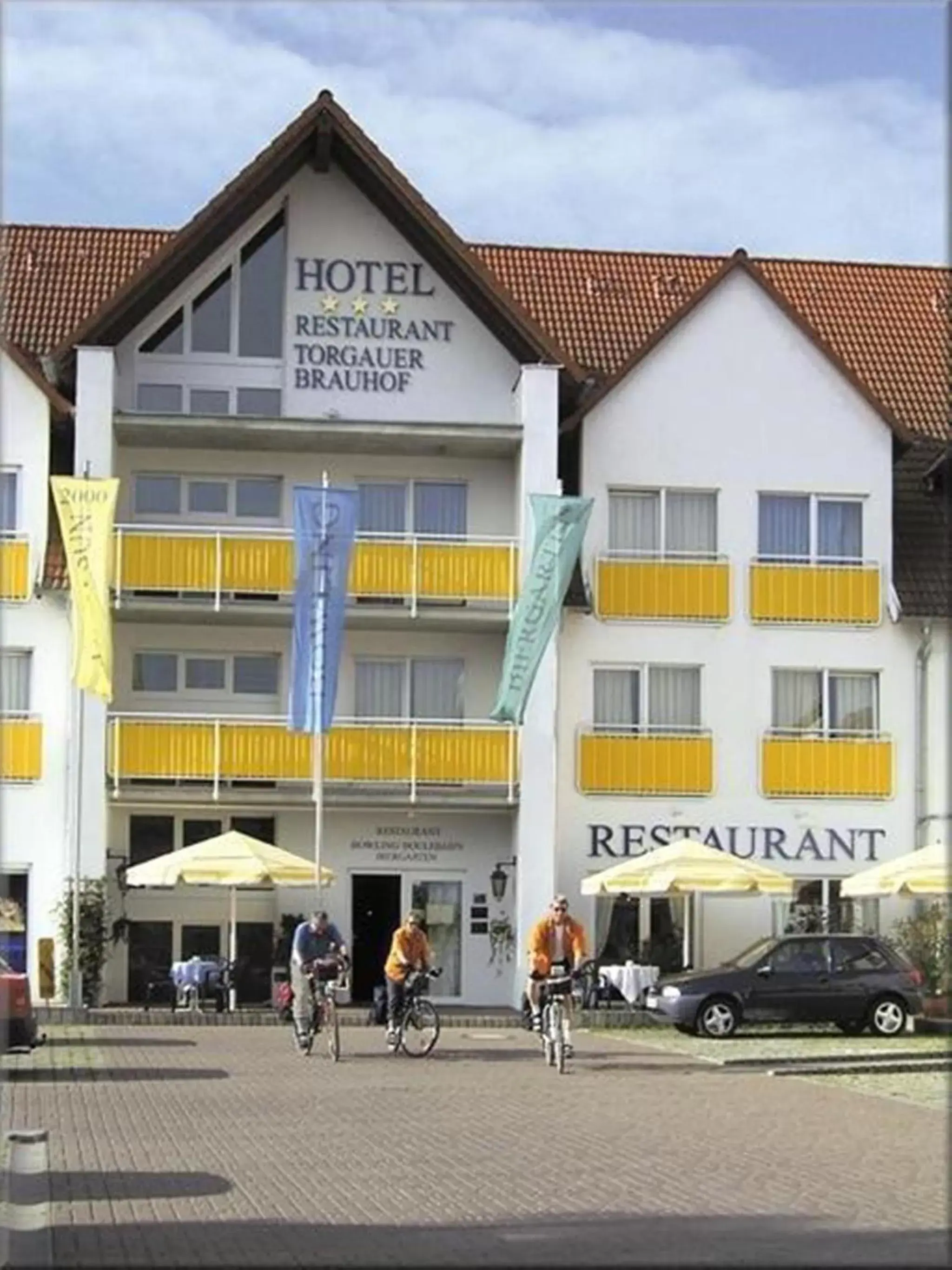 Property building in Hotel Torgauer Brauhof