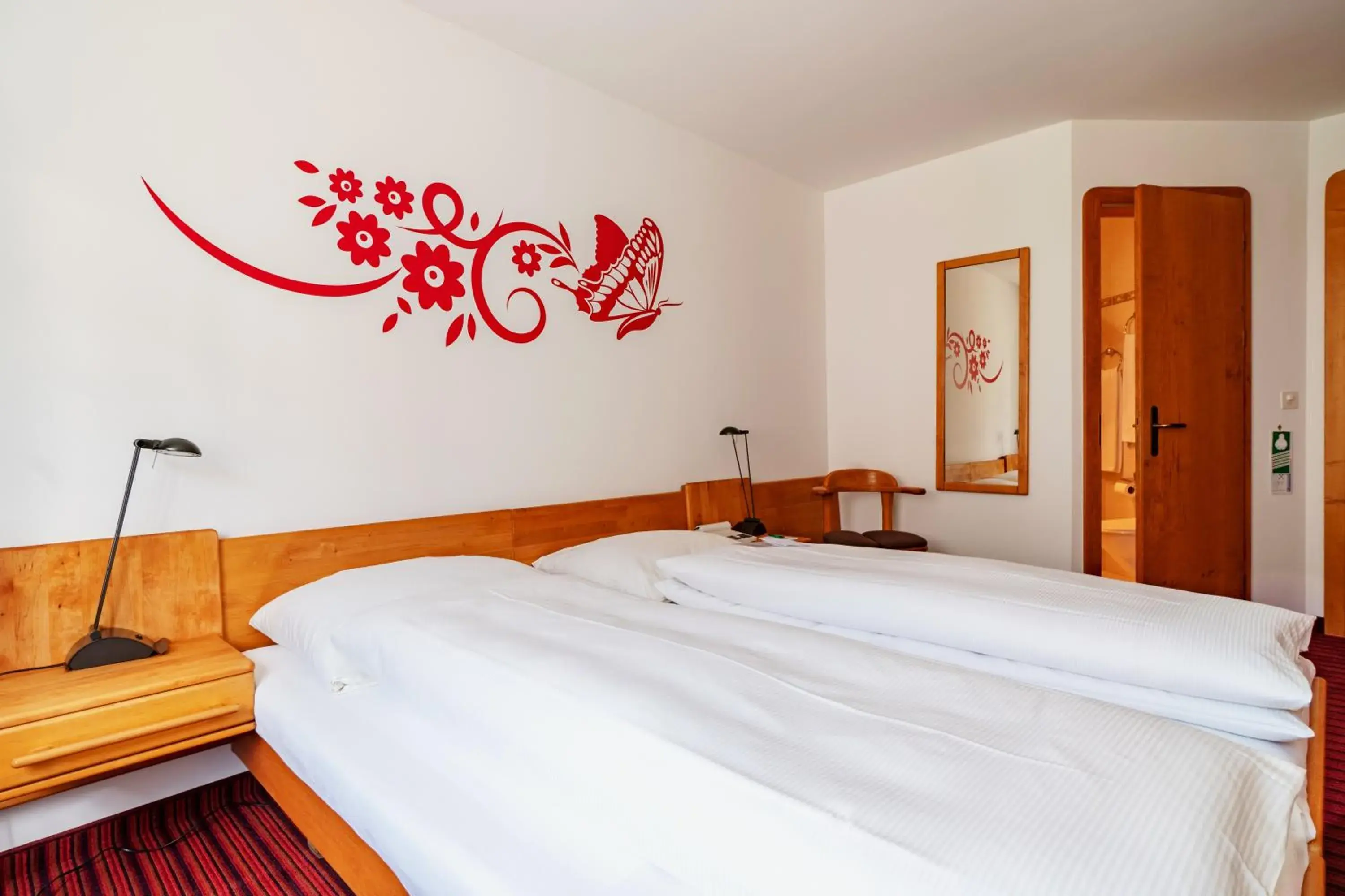 Standard Double Room in Typically Swiss Hotel Altana Standard Double Room in Typically Swiss Hotel Altana