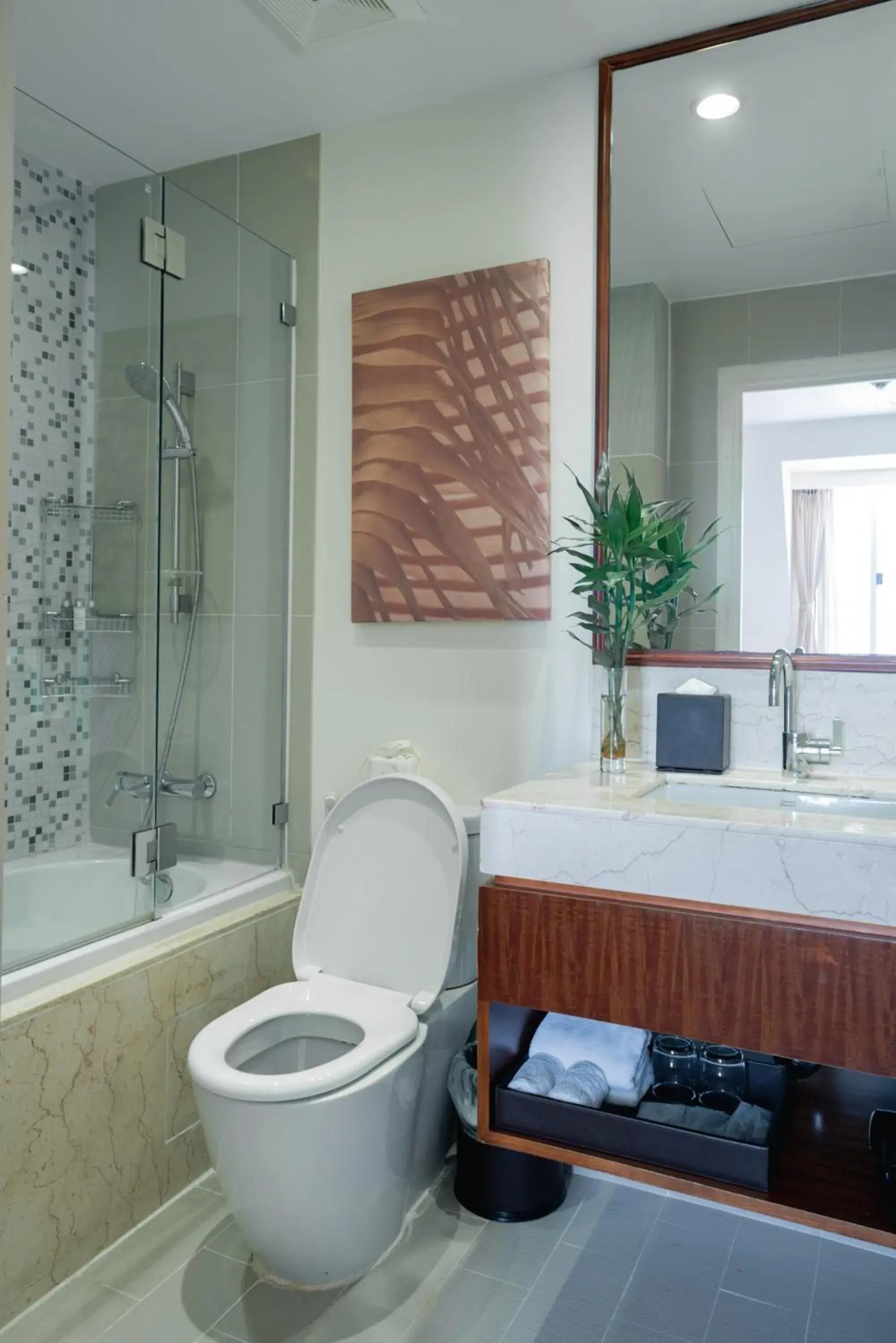 Bathroom in Central Mansions Serviced Apartments