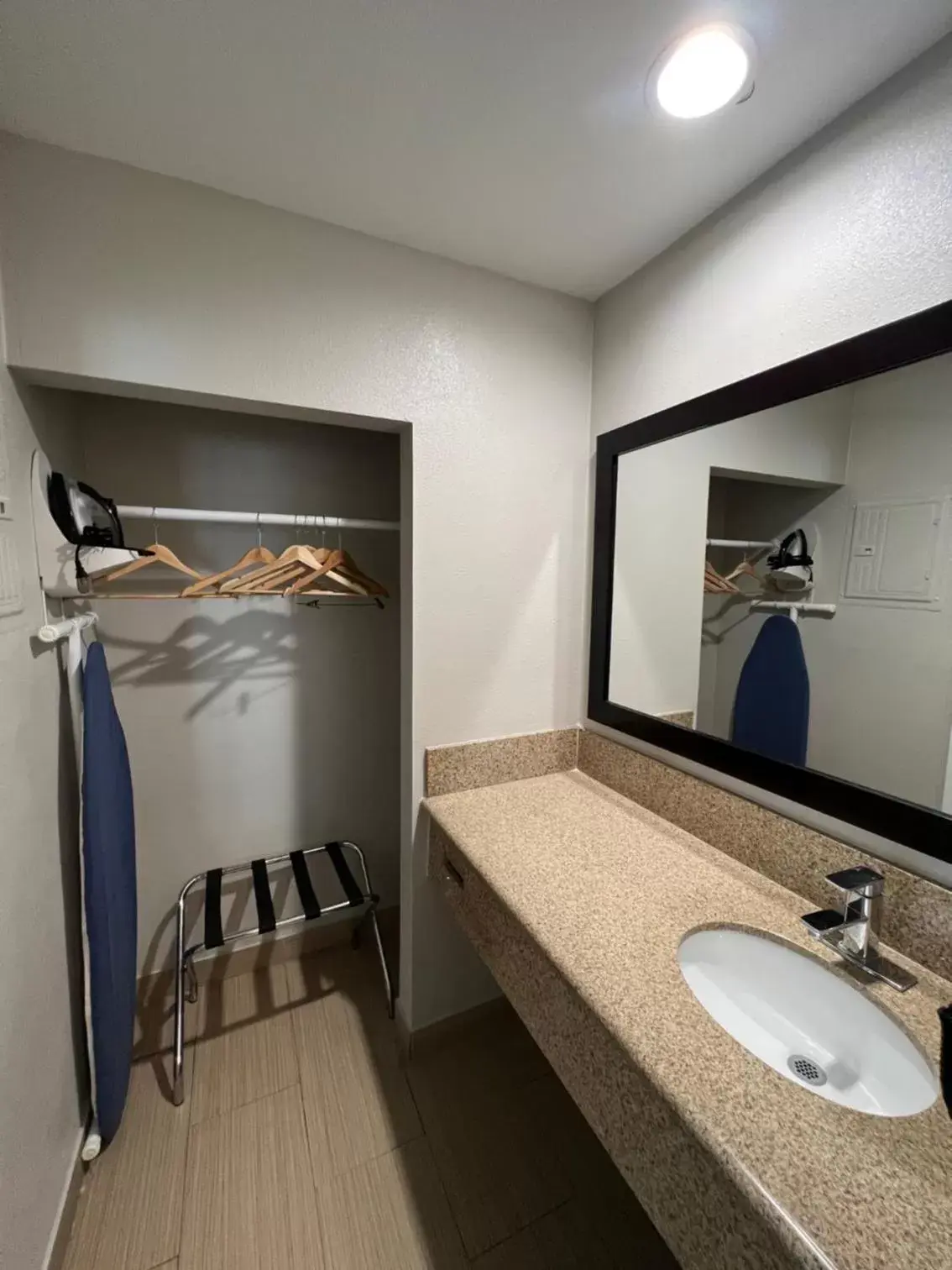 furniture, Bathroom in Deluxe Inn Hawthorne/ LAX
