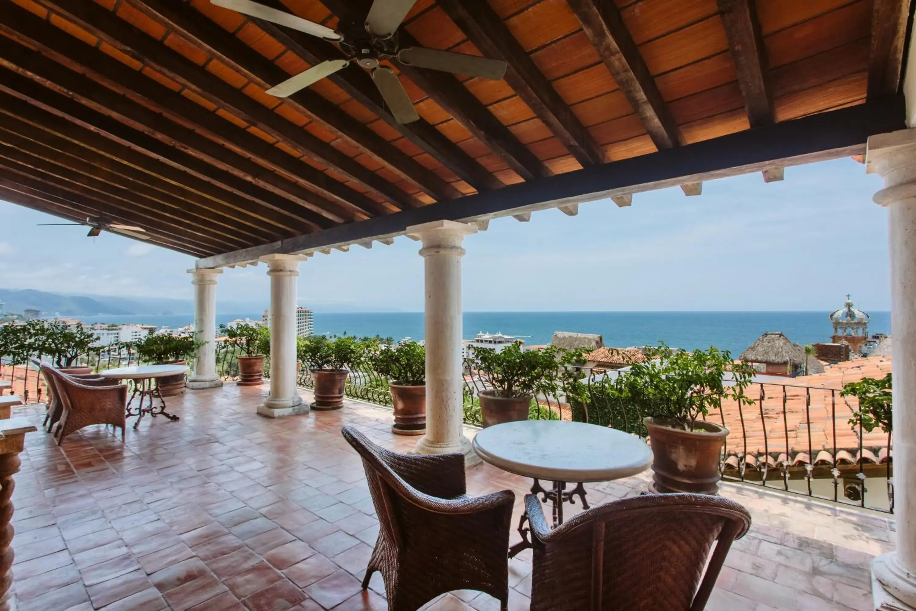 Patio, Balcony/Terrace in Hacienda San Angel