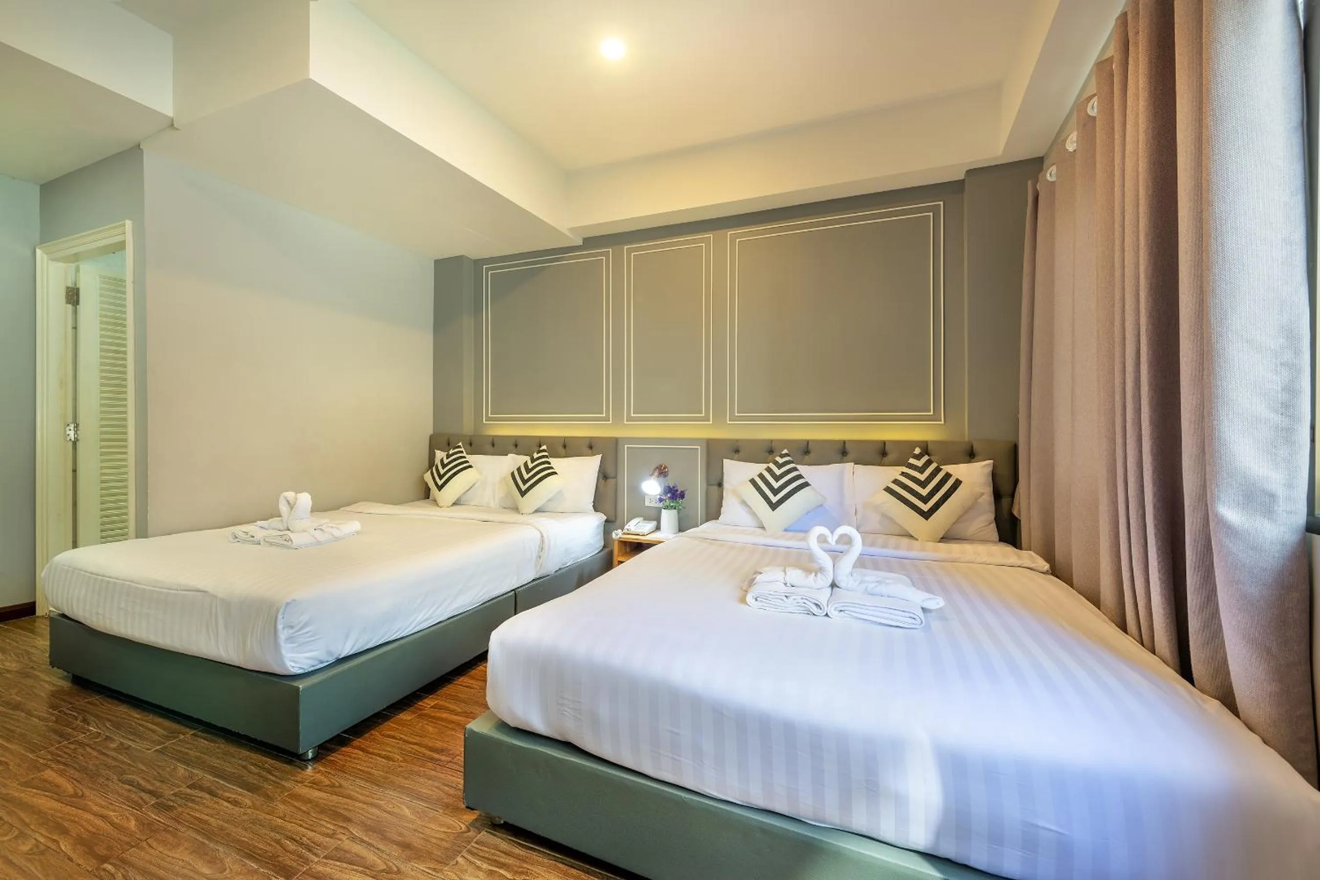 Bedroom, Bed in De Lavender Bangkok Hotel