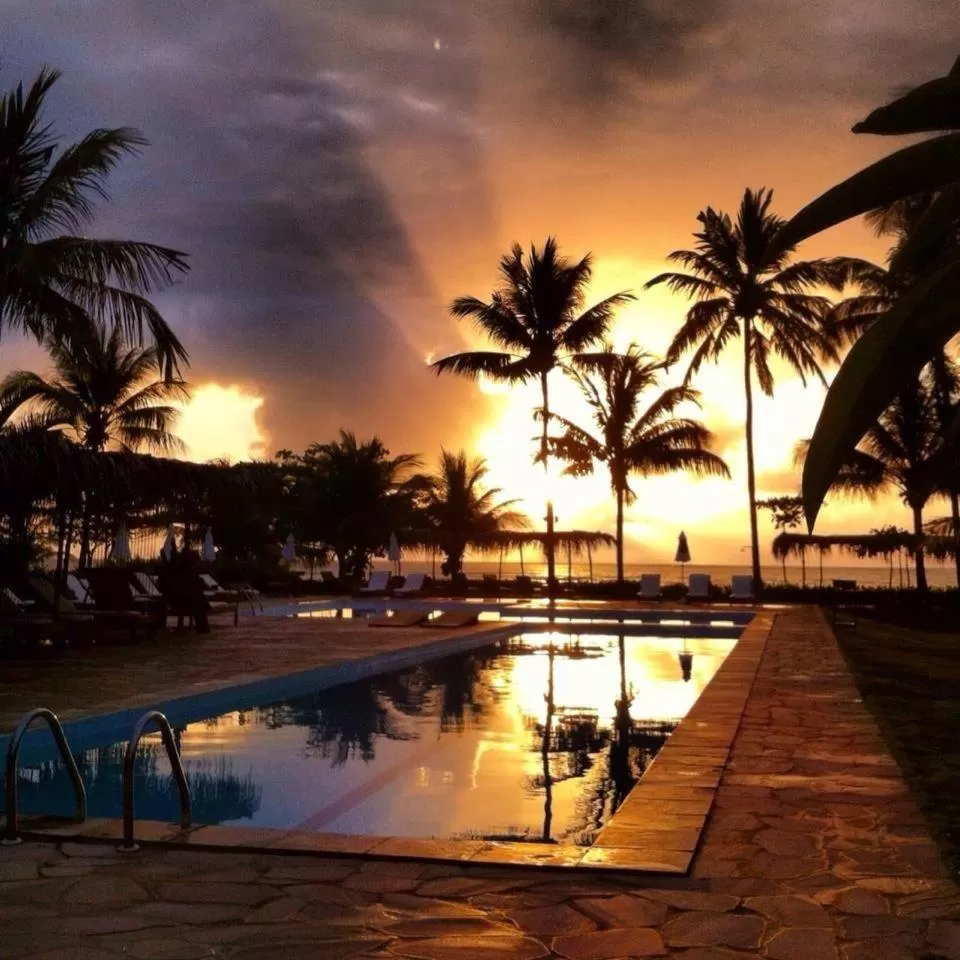 Swimming pool in Pousada Aldeia Beijupirá
