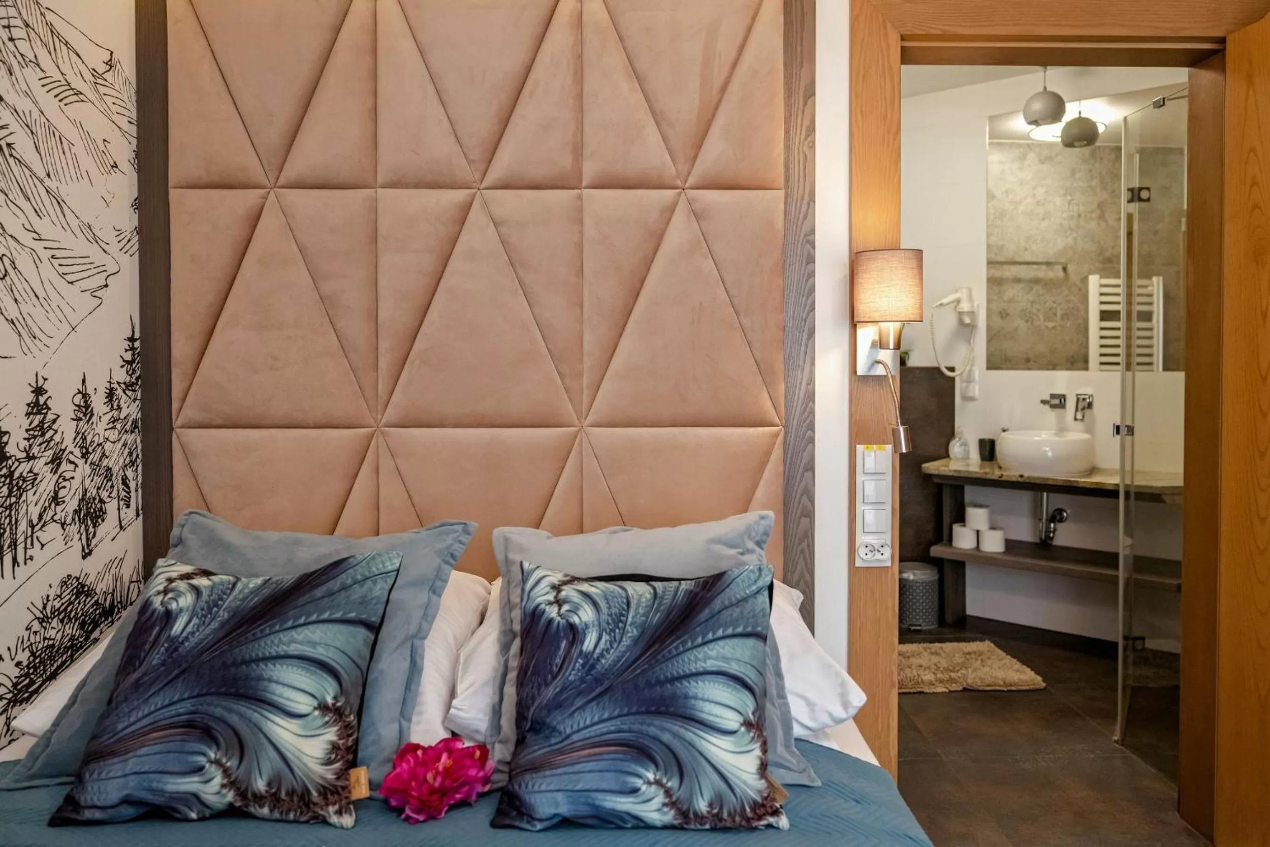 Bed in Serce Tatr Residence Zakopane - blisko Krupówek