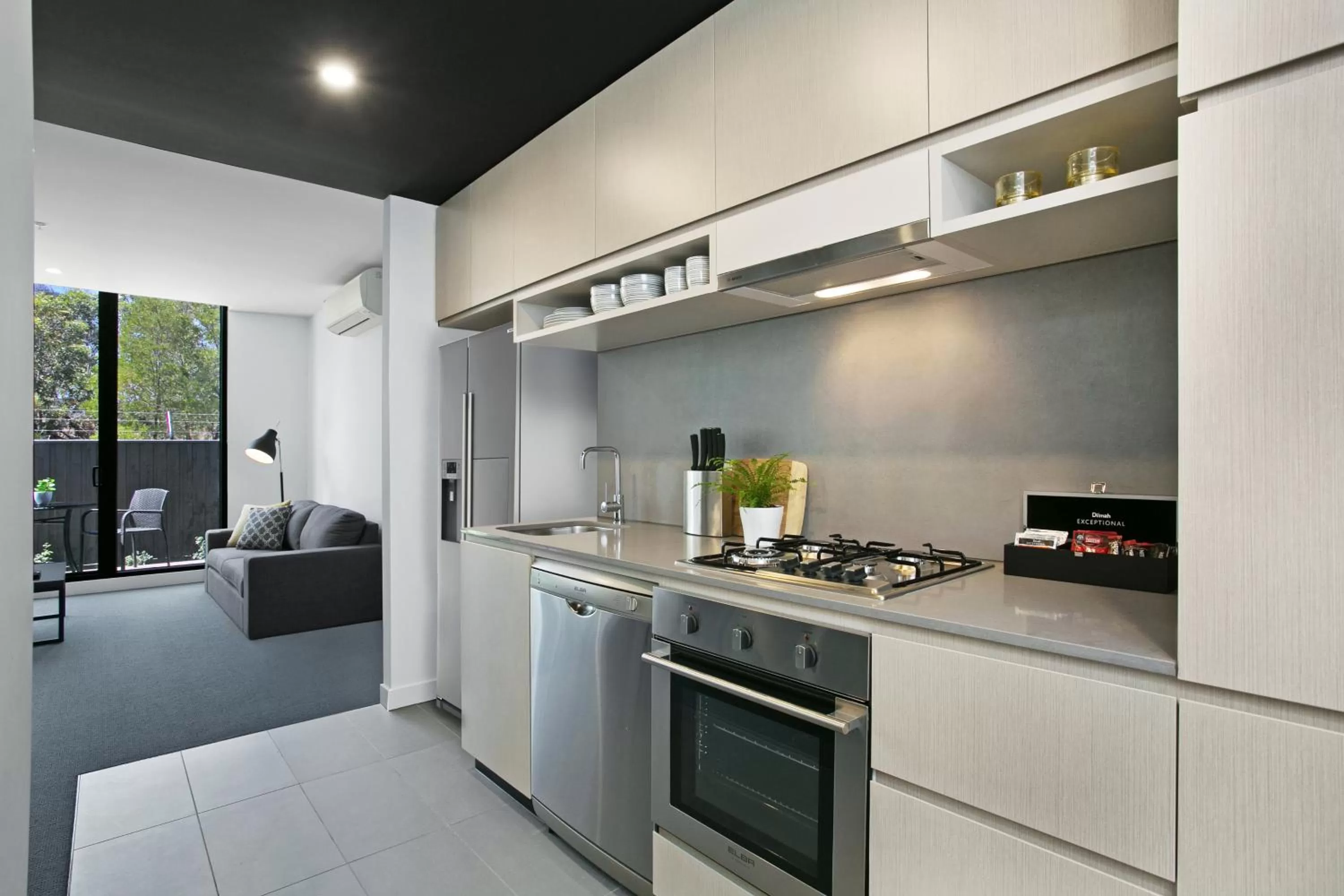 Kitchen or kitchenette in Clayton Serviced Apartments