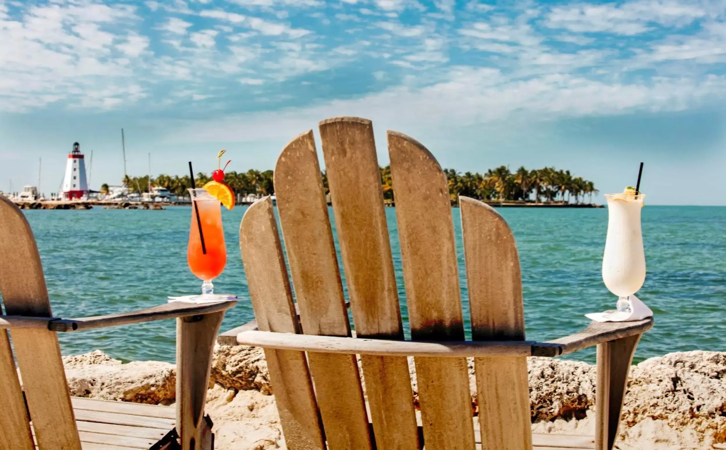 Drinks in Tranquility Bay Resort