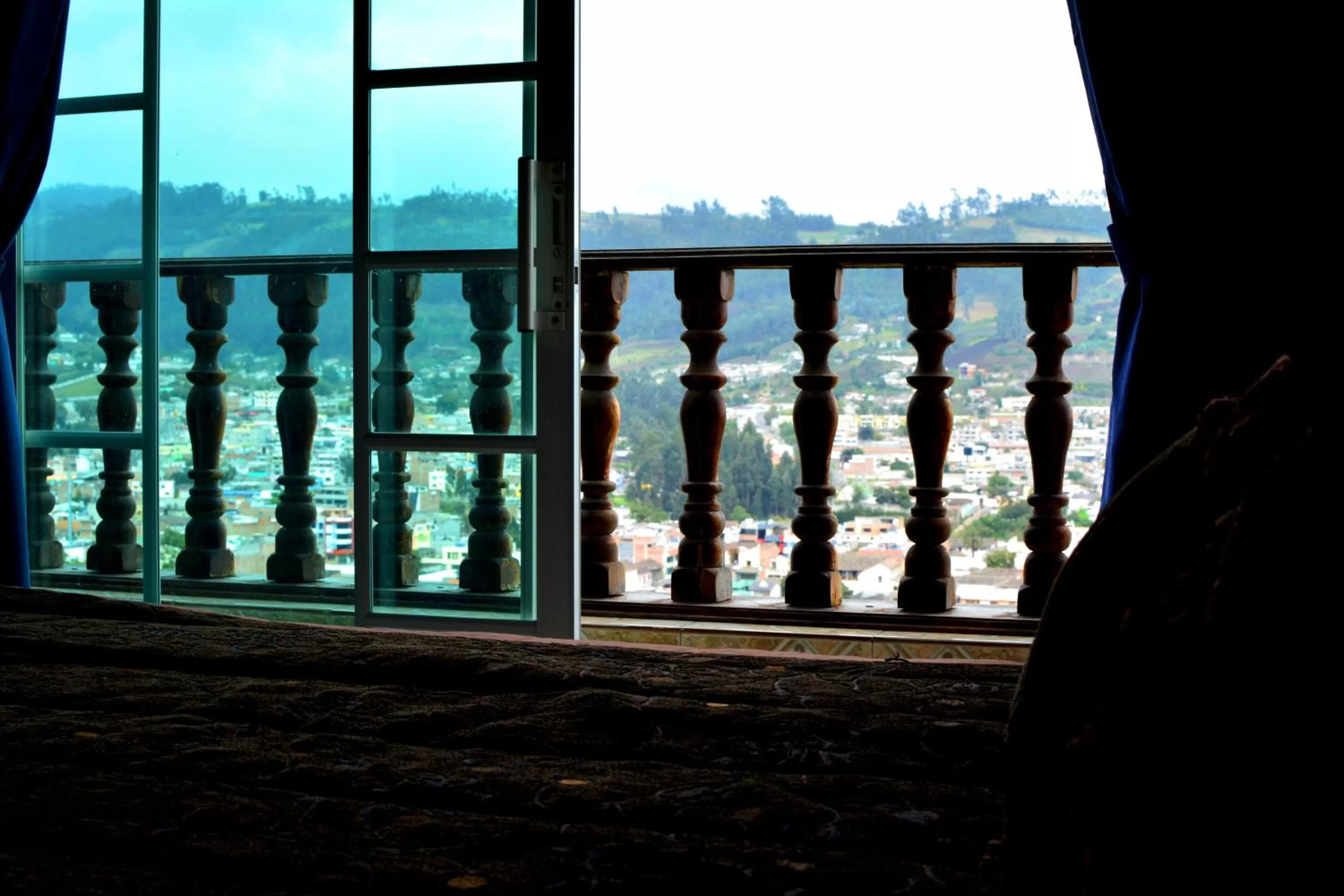 Balcony/Terrace in Hostal Mirador de Otavalo