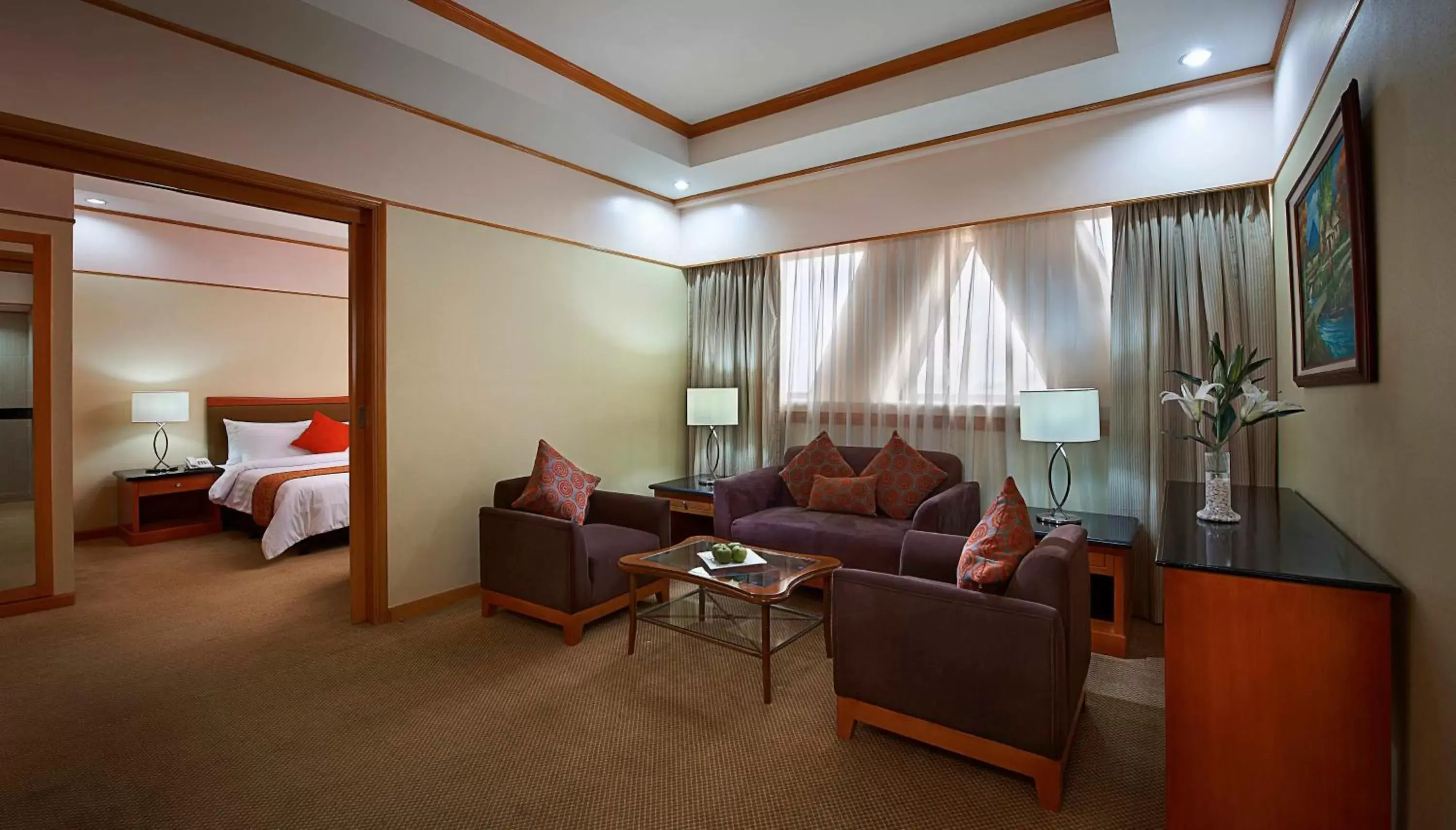 Seating Area in Berjaya Makati Hotel