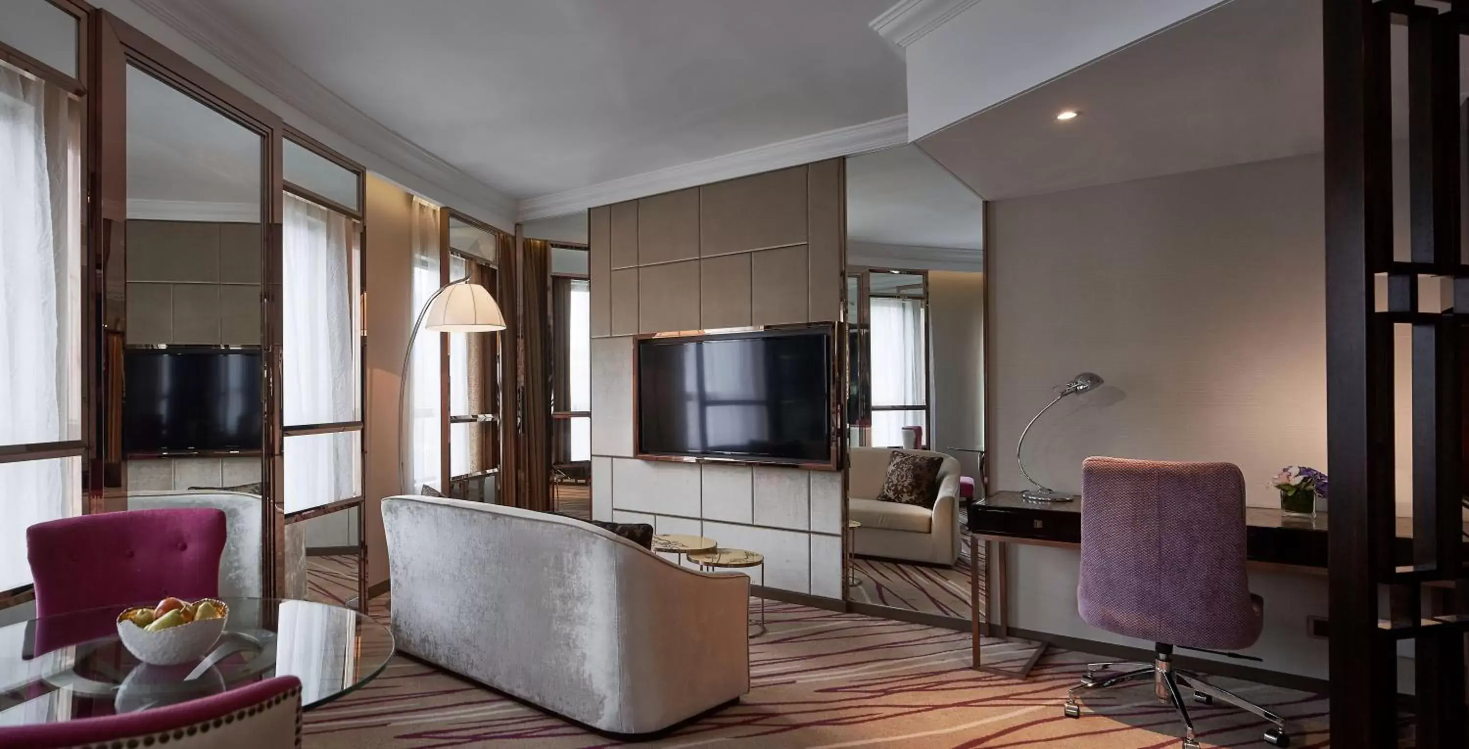 Living room, TV/Entertainment Center in Dorsett Wanchai, Hong Kong