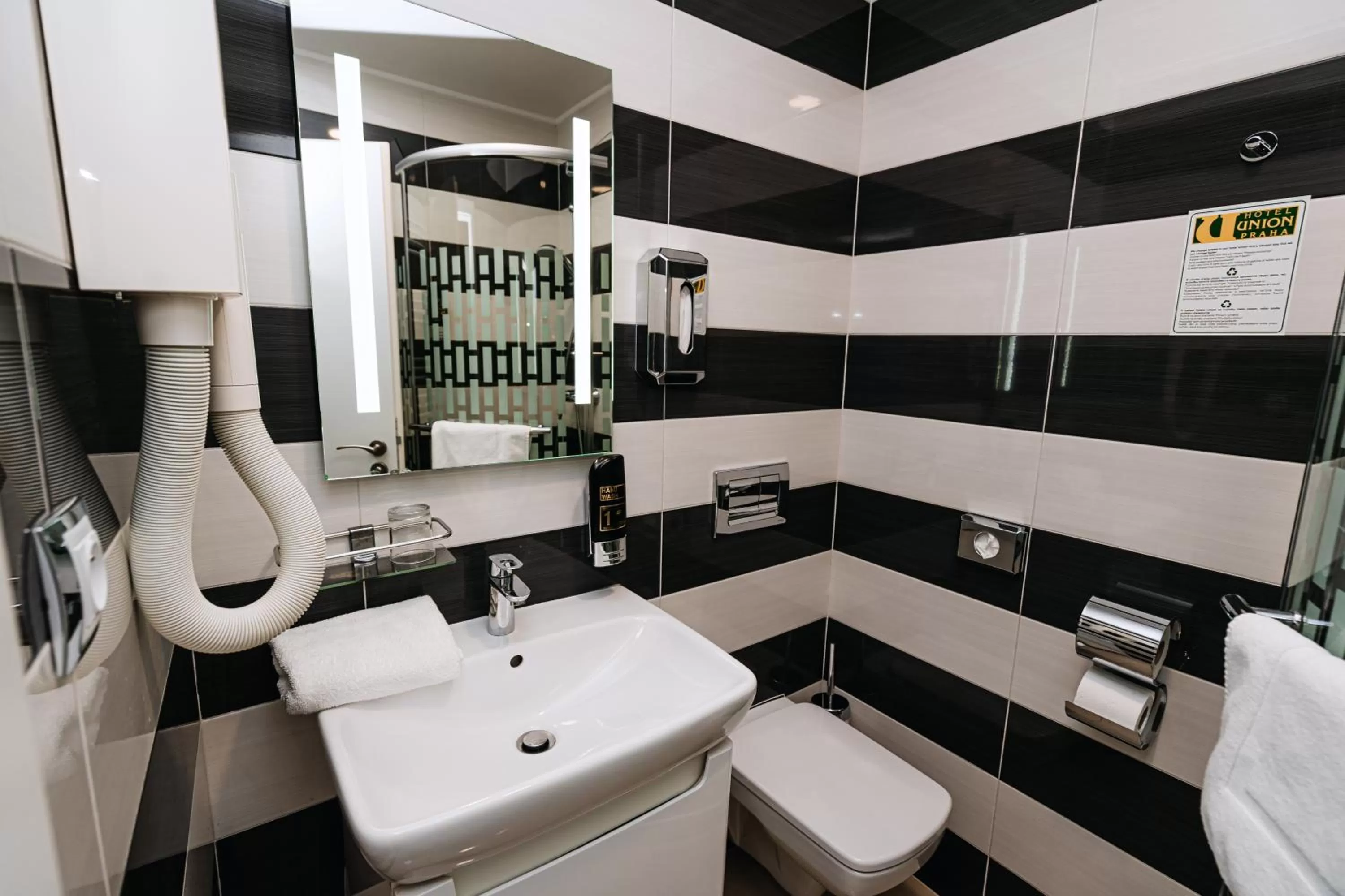 Bathroom in Union Hotel Prague