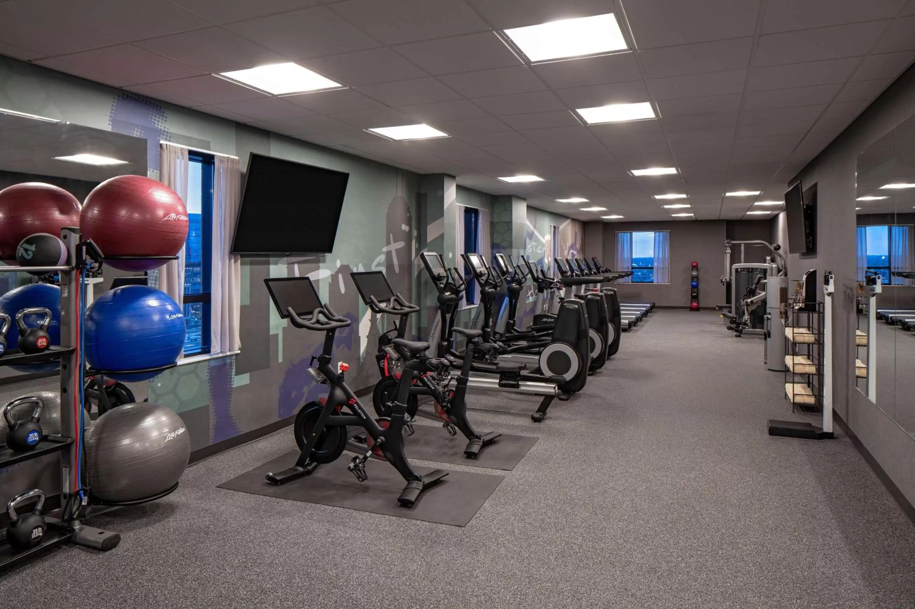 Fitness centre/facilities in Hyatt House Indianapolis Downtown