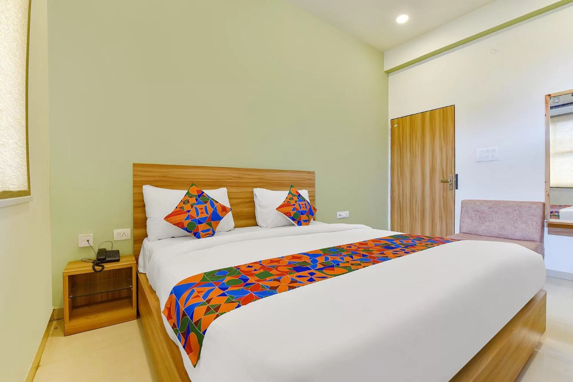 Bed in FabHotel Oxus