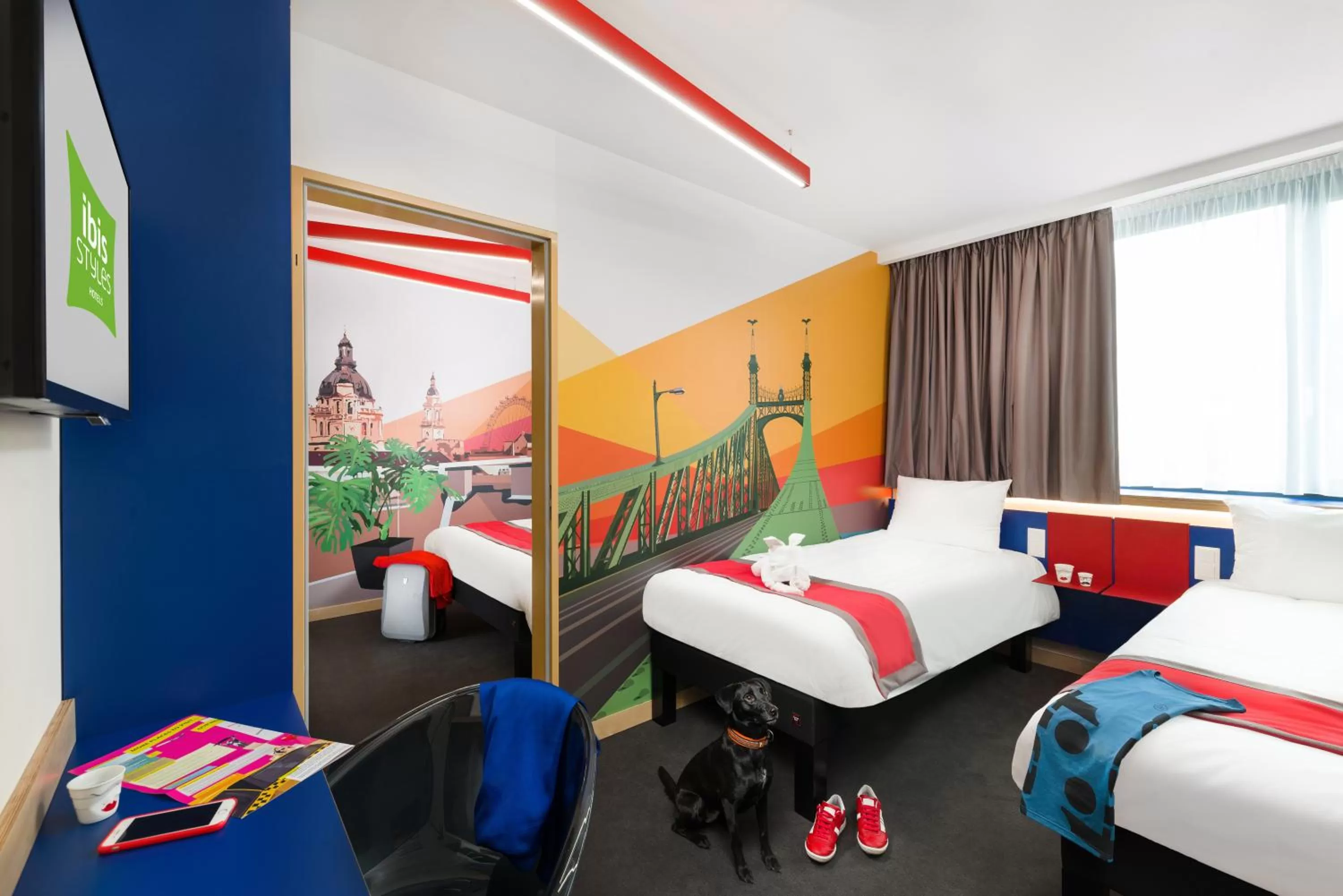 Pets, Bed in ibis Styles Budapest Citywest