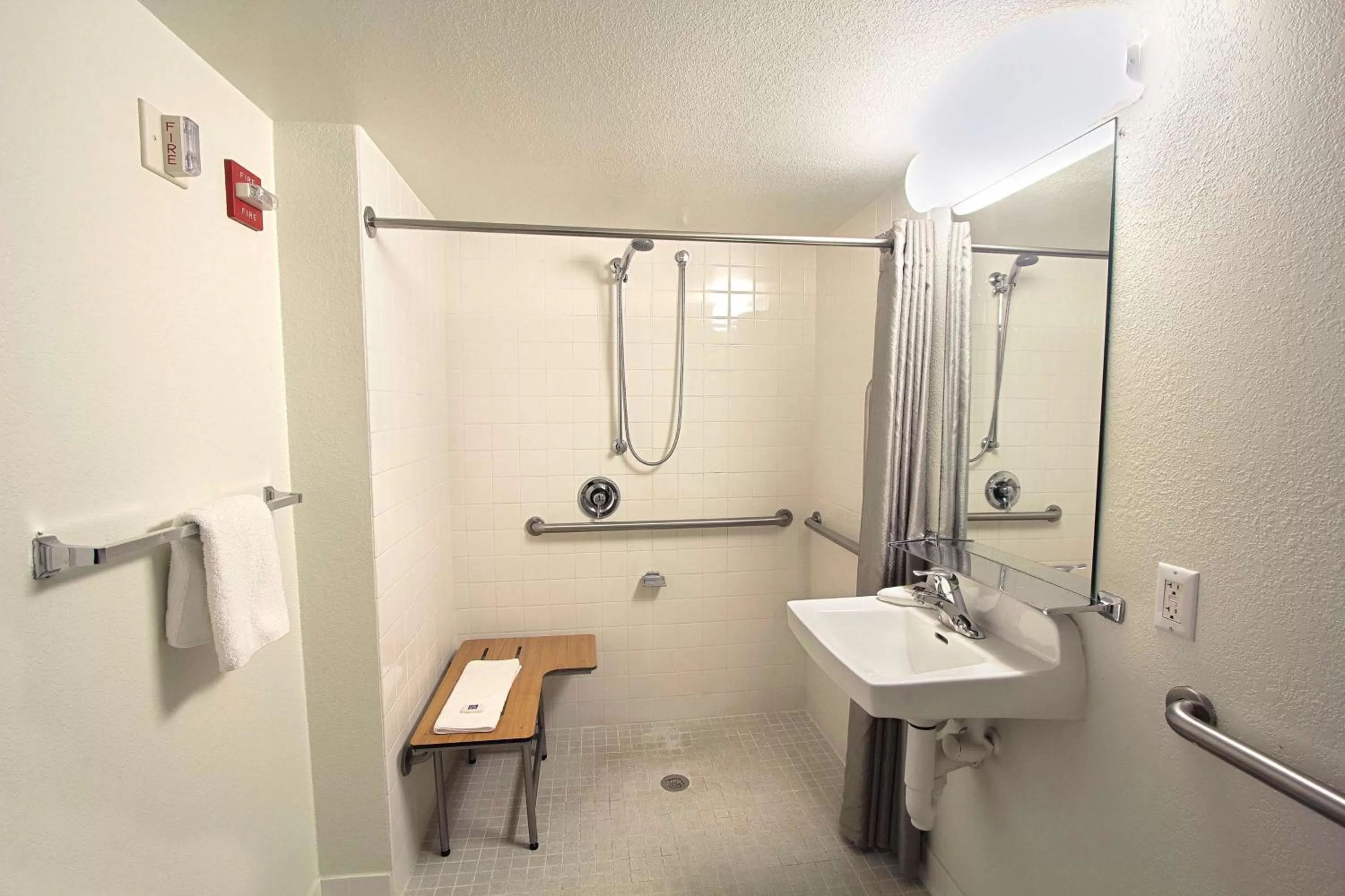 Shower in Motel 6-Piscataway, NJ