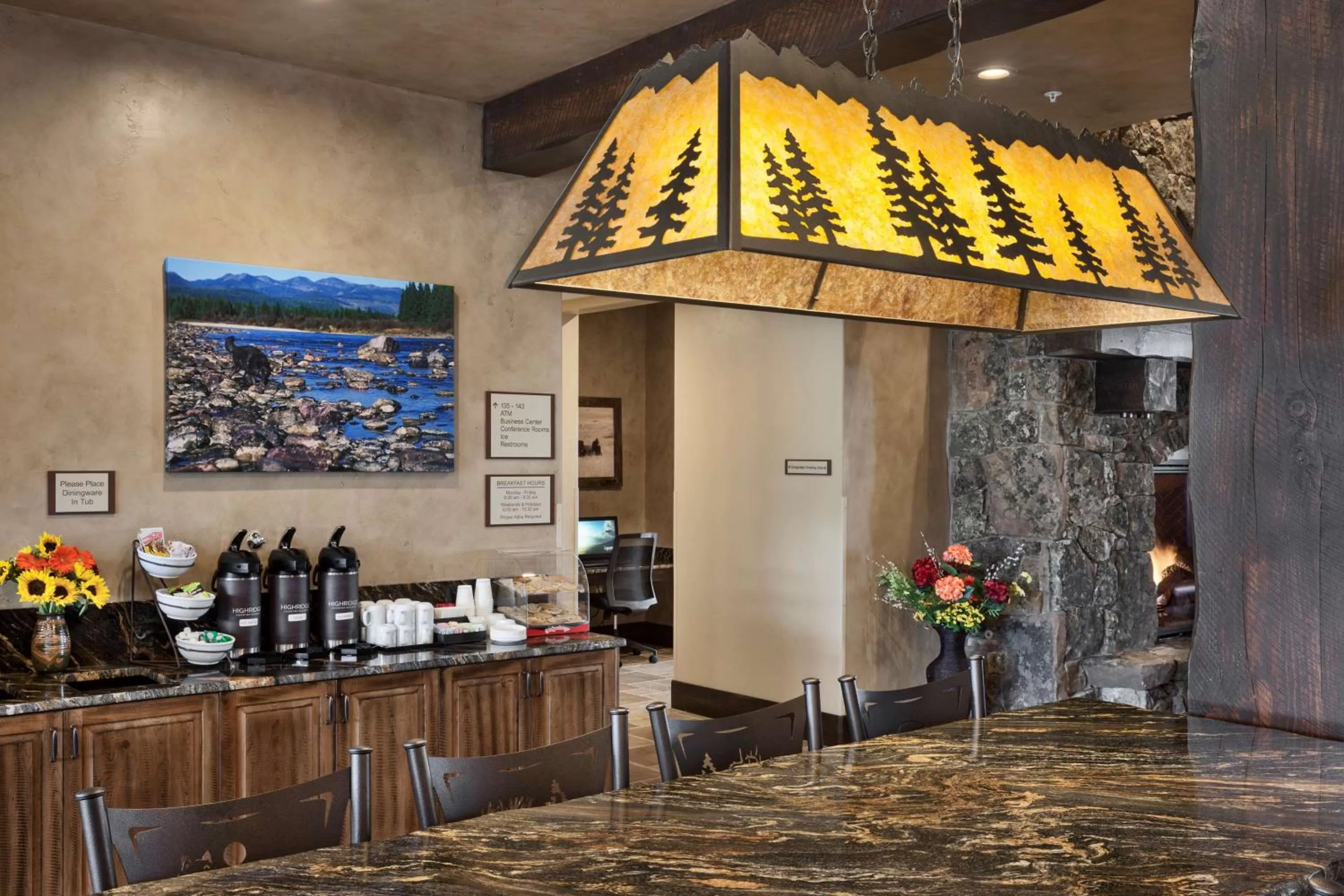 On site in Glacier International Lodge