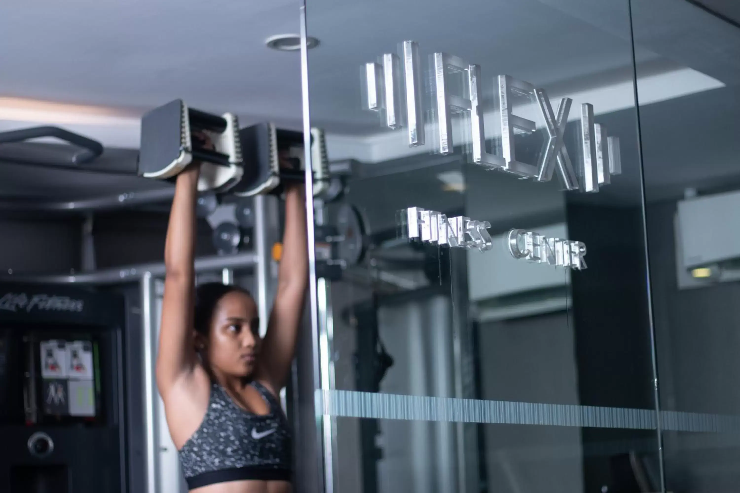 Fitness centre/facilities in Hotel XYZ Fitness centre/facilities in Hotel XYZ