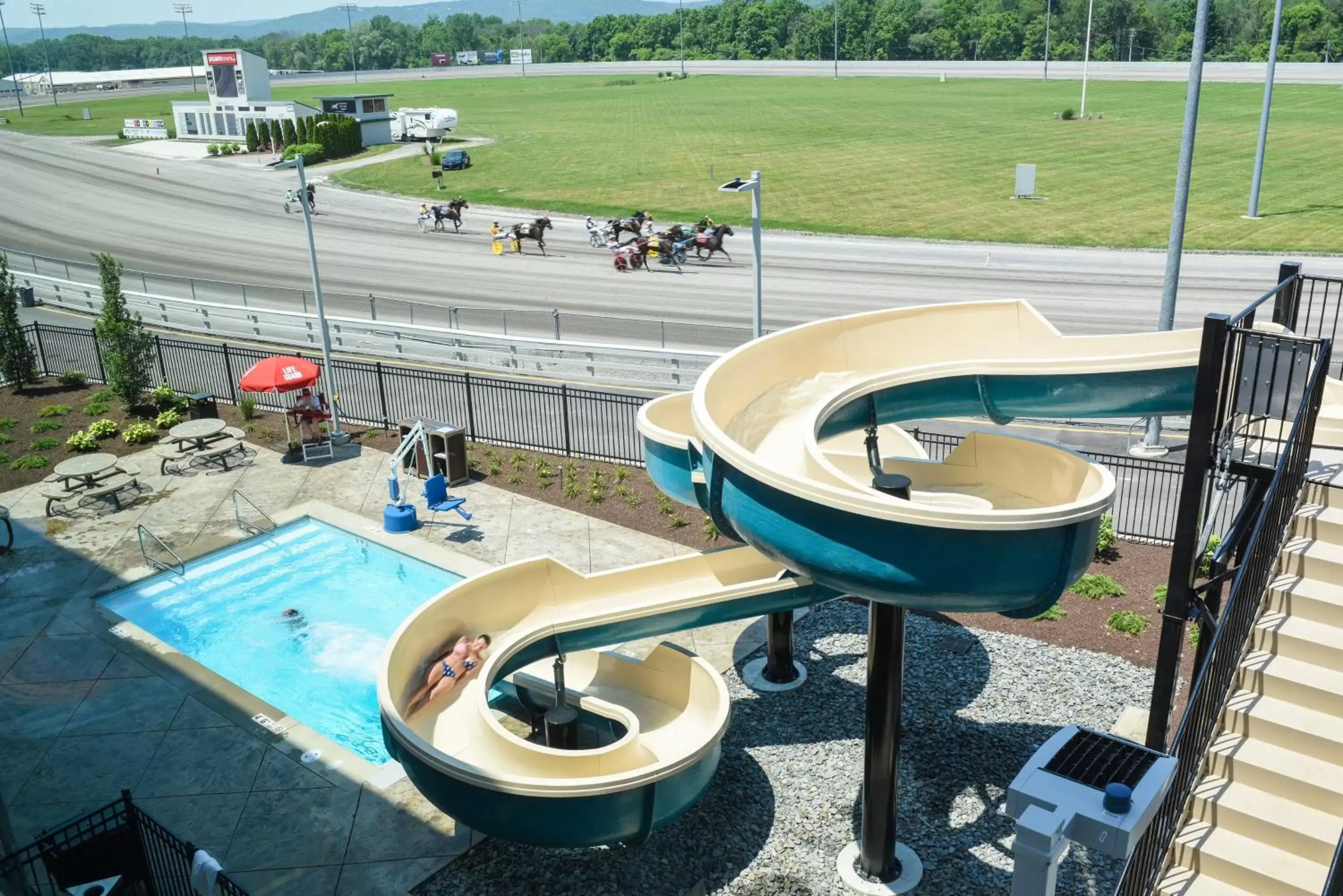 Swimming pool in Tioga Downs Casino and Resort Swimming pool in Tioga Downs Casino and Resort