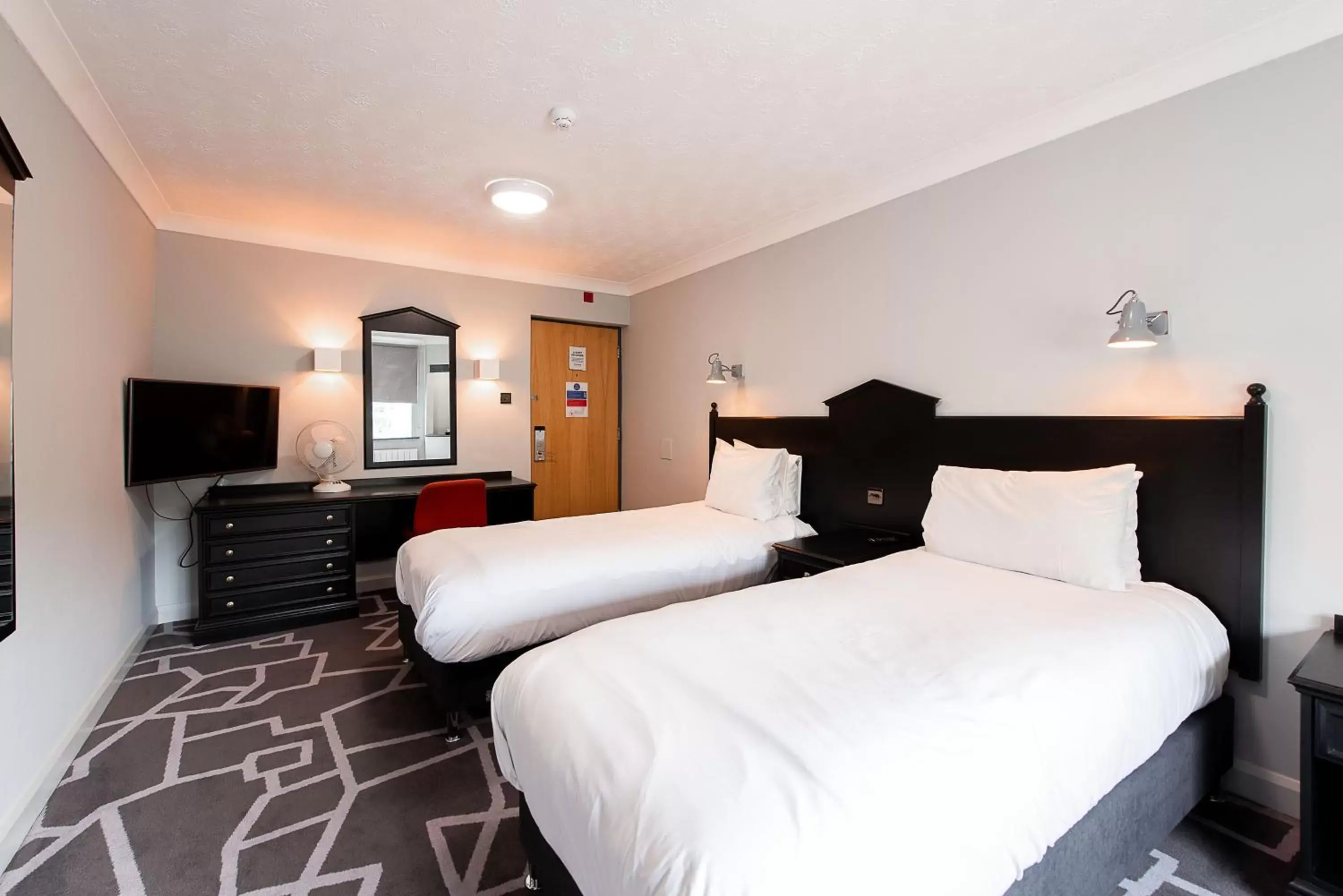 Bedroom, Bed in Village Hotel Liverpool