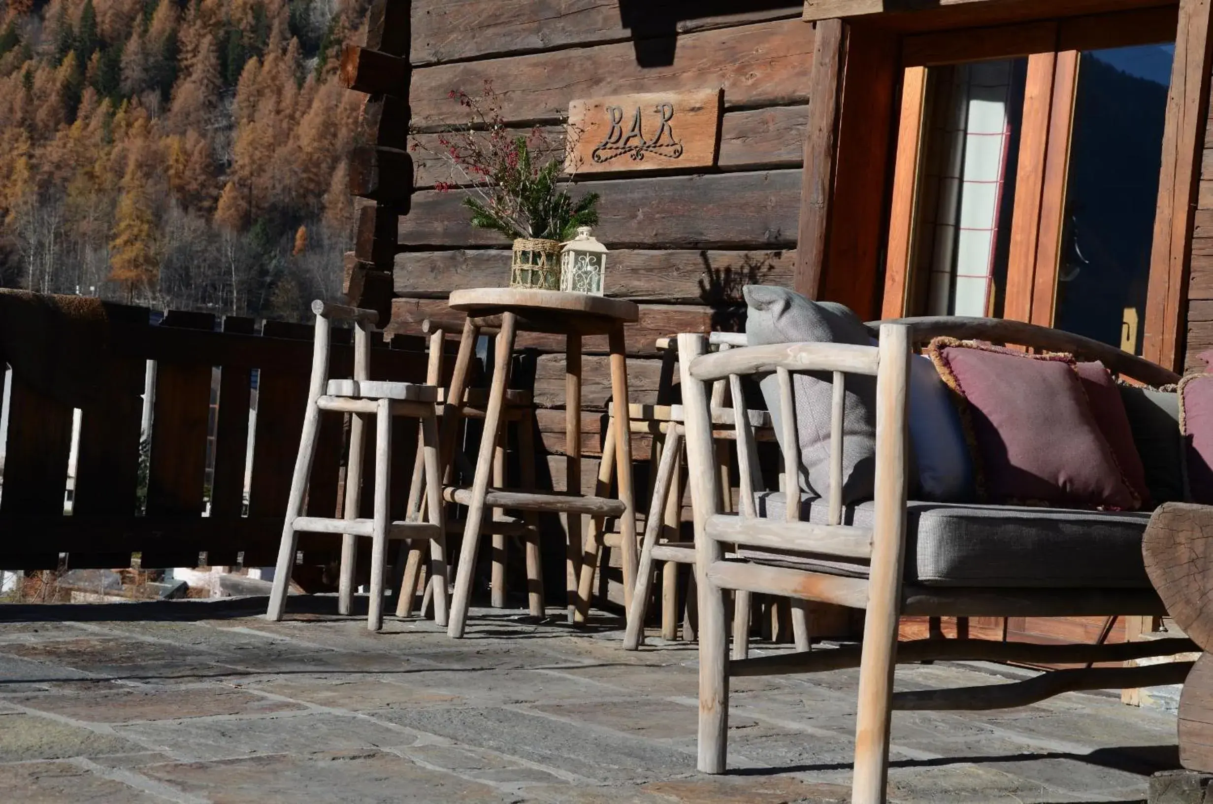 Balcony/Terrace in Hotel Chalet Svizzero