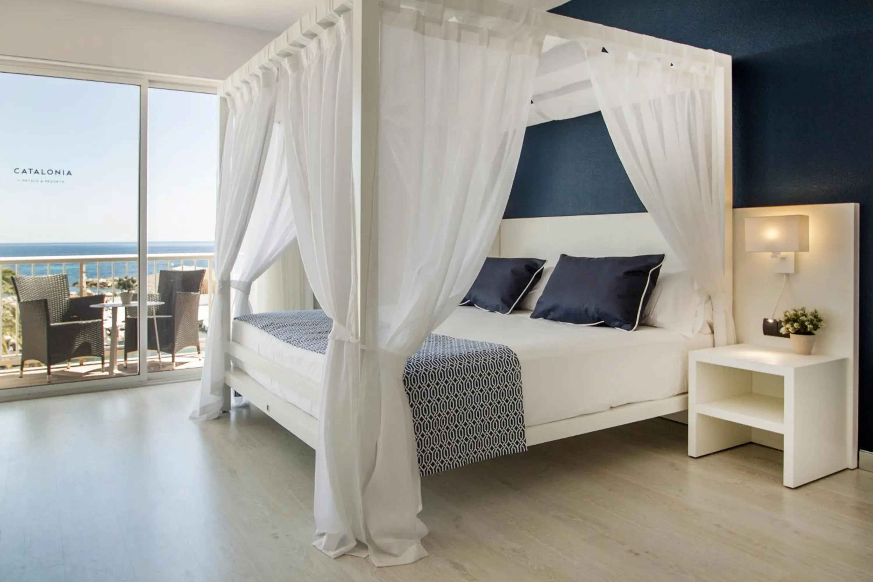 Bedroom, Bed in Catalonia del Mar - Adults Only
