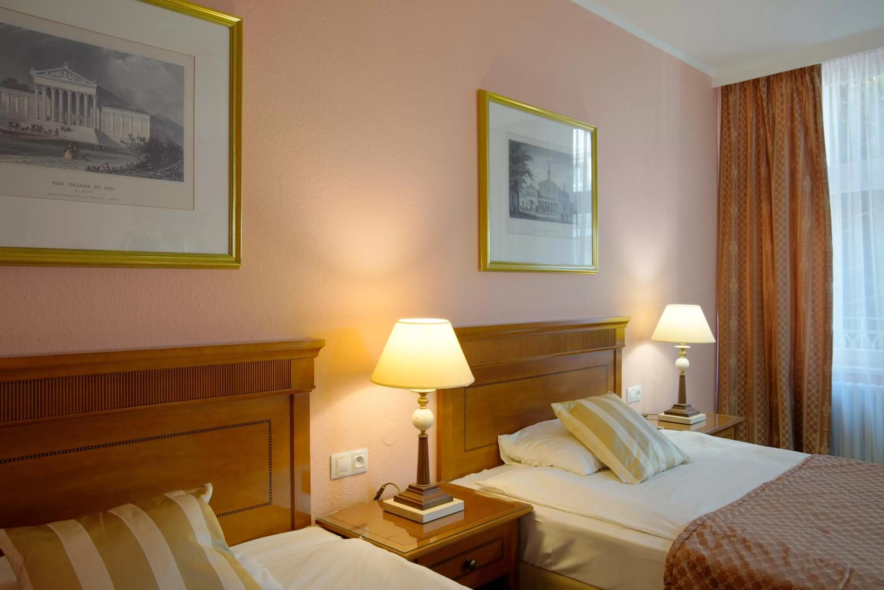 Bed in Hotel Villa Lauretta