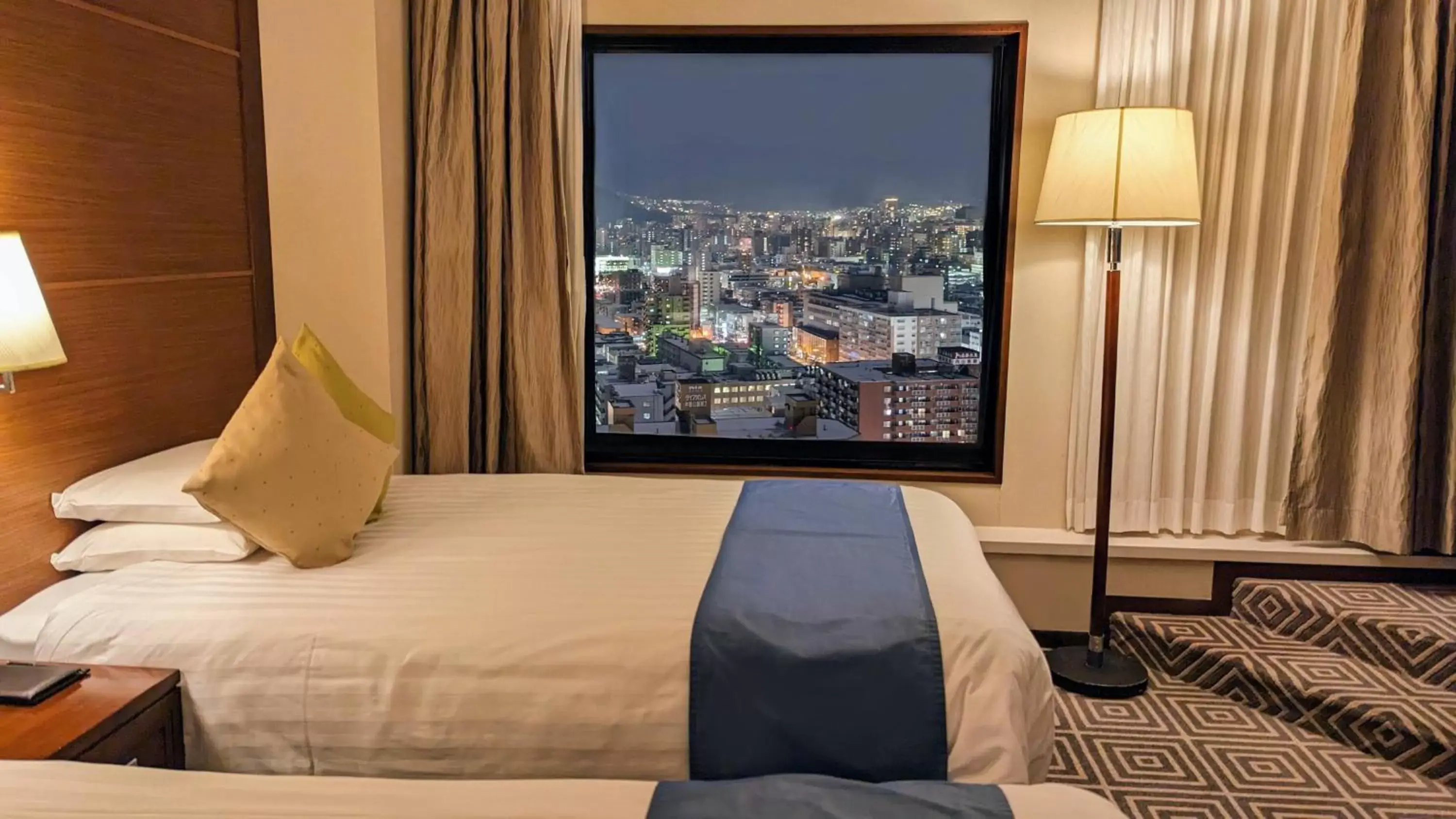 City view, Bed in Premier Hotel Nakajima Park Sapporo
