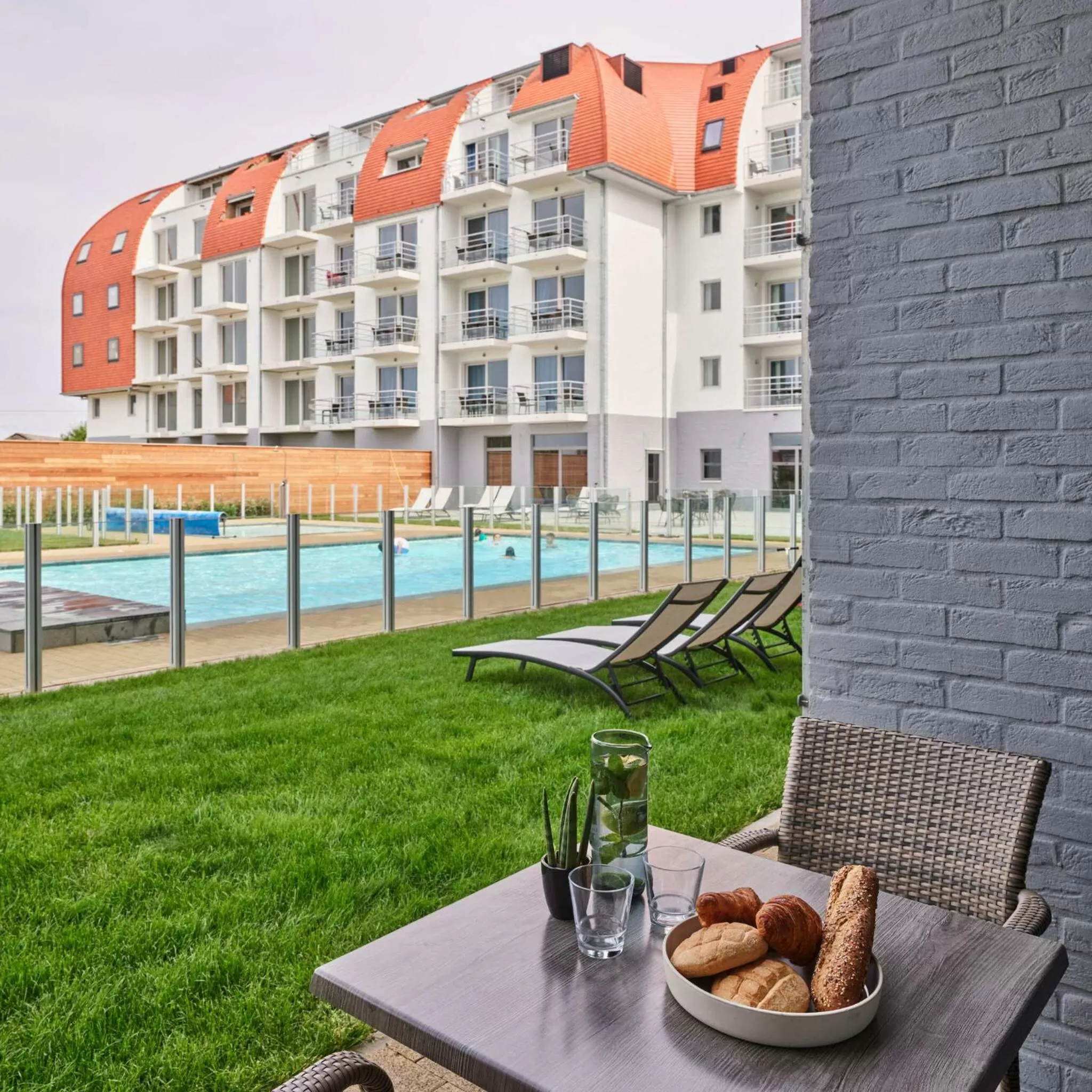 Balcony/Terrace in Holiday Suites Zeebrugge